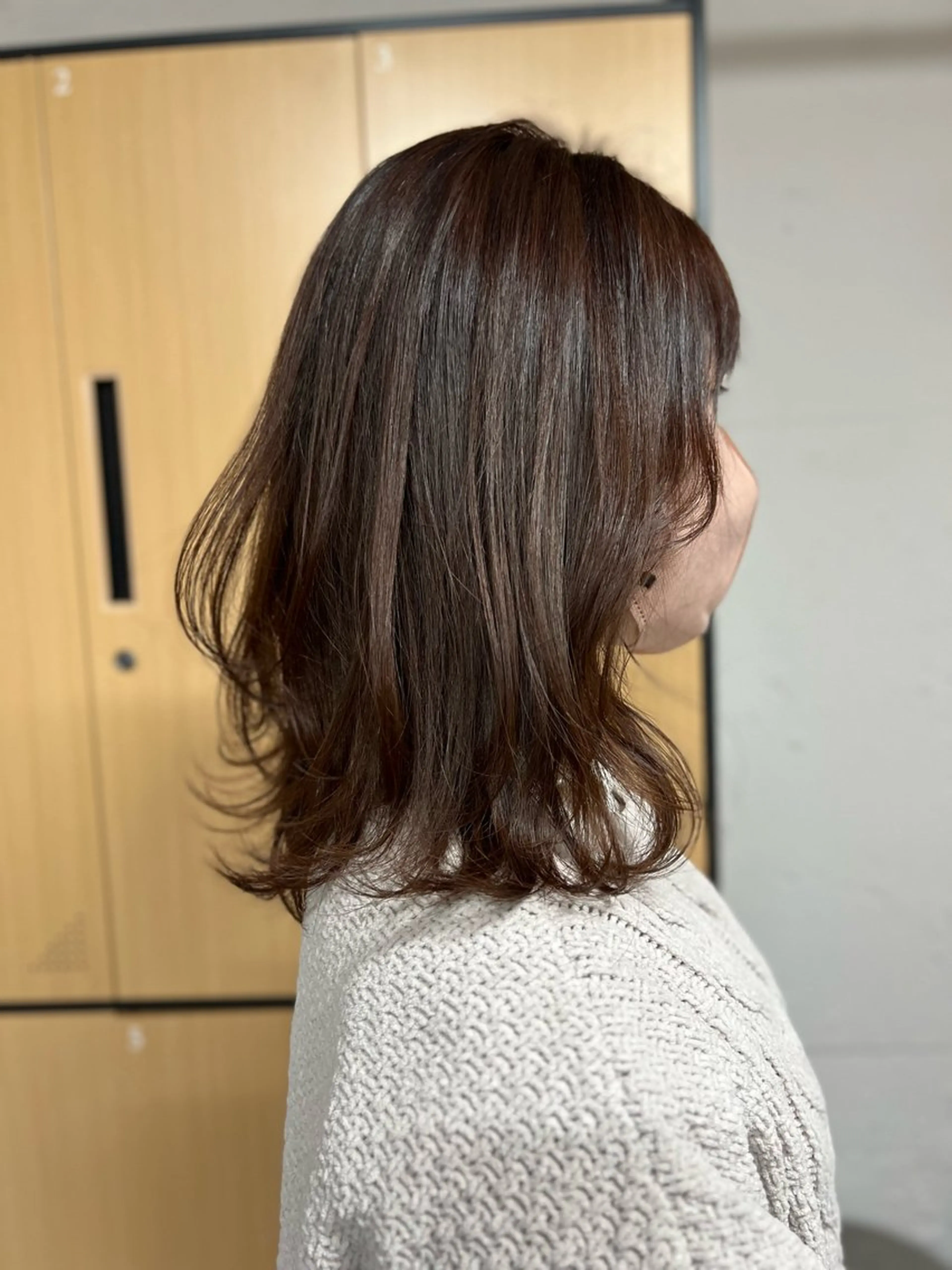 ミディアム カラー カット ヘアカラー トリートメント 🎀tokute ナオ🧸のヘアスタイル