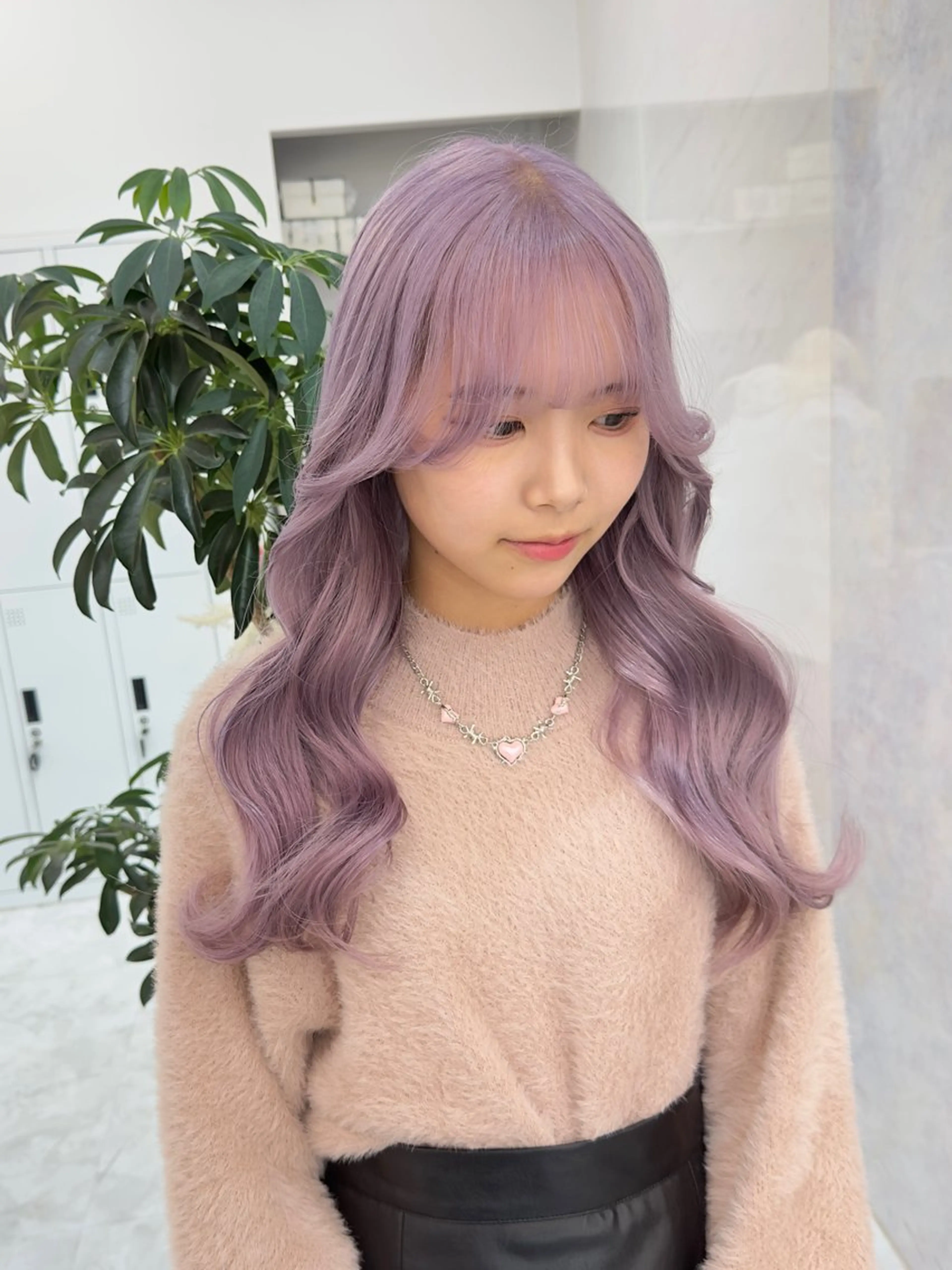 ロング カット ヘアカラー トリートメント 💛ムラ修正ブリーチ 💛YUUのヘアスタイル