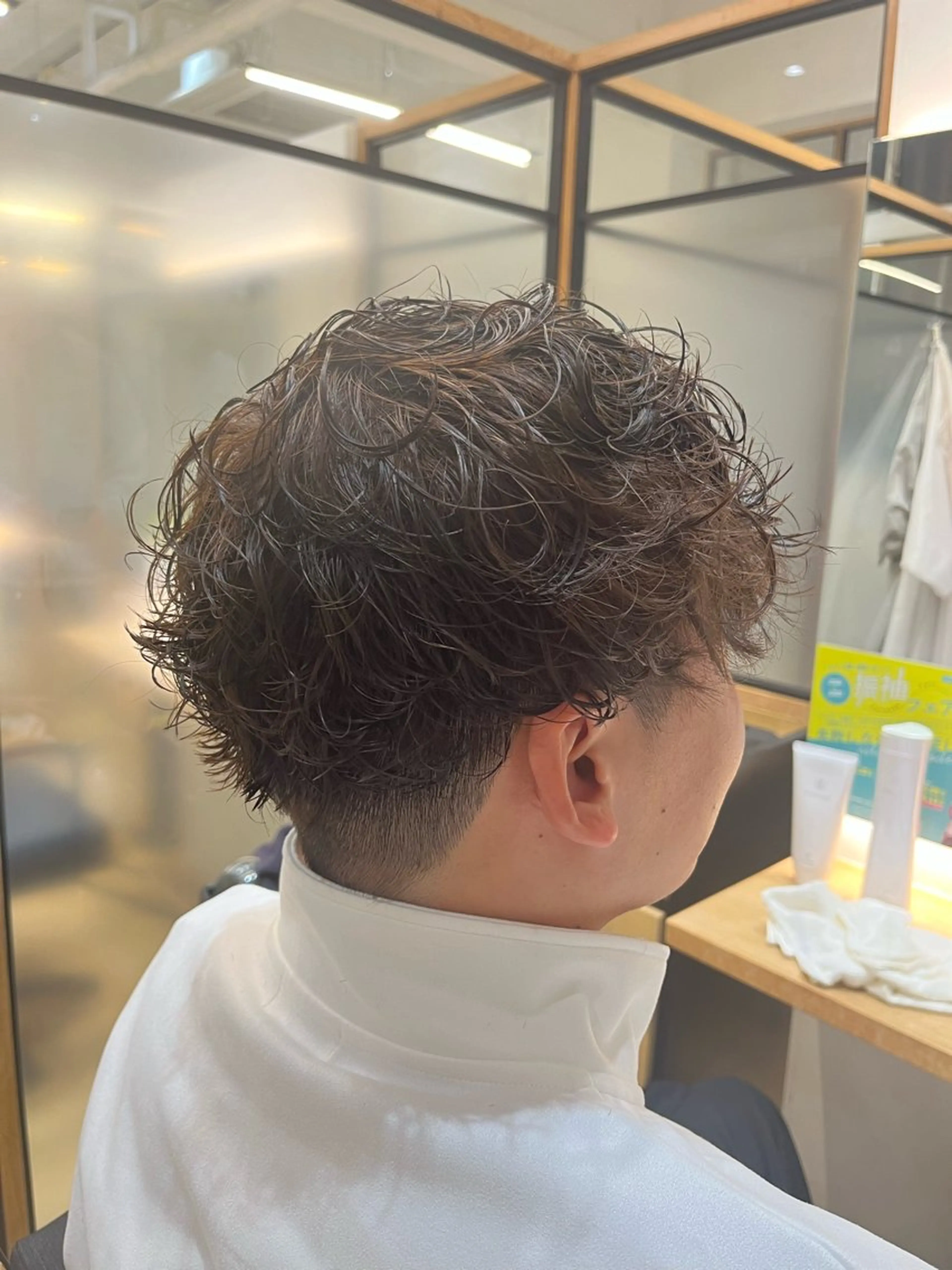 パーマ メンズ メンズパーマ ニュアンスパーマ カット パーマ 🟦メンズ特化🟦 たかしま　あさひのヘアスタイル