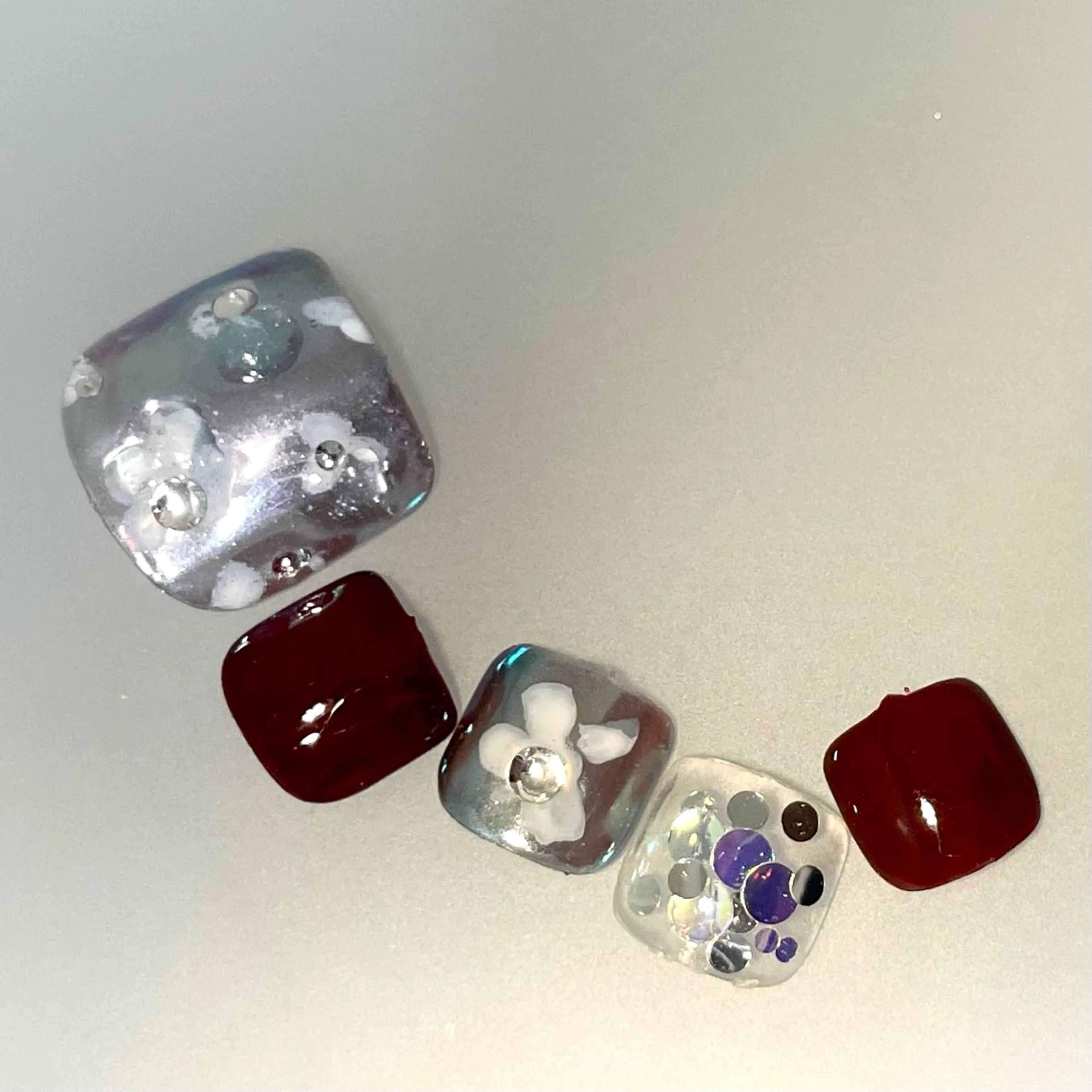 ネイル フットネイル A85G ayakoのネイルデザイン