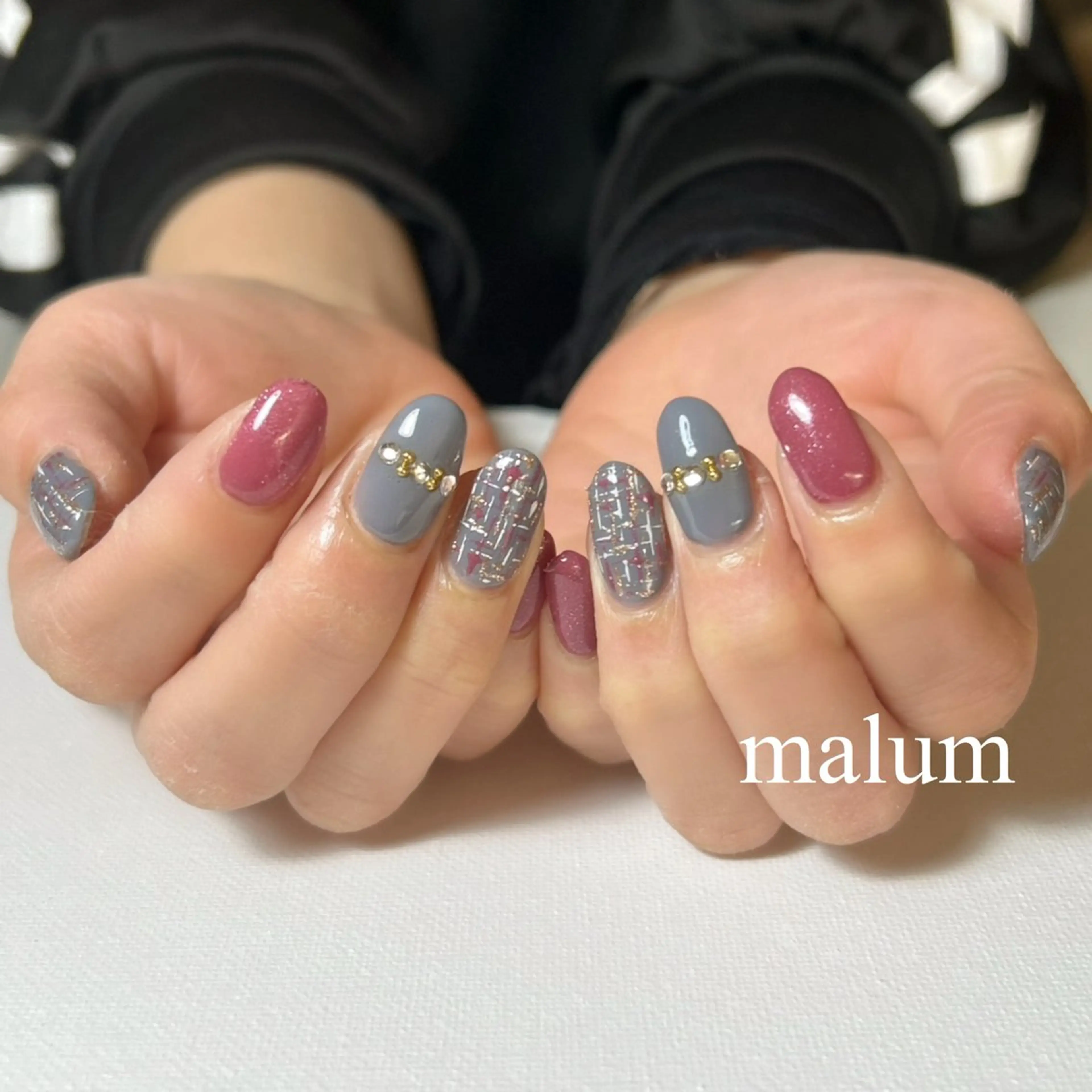 ネイル ハンドネイル malum nailのネイルデザイン