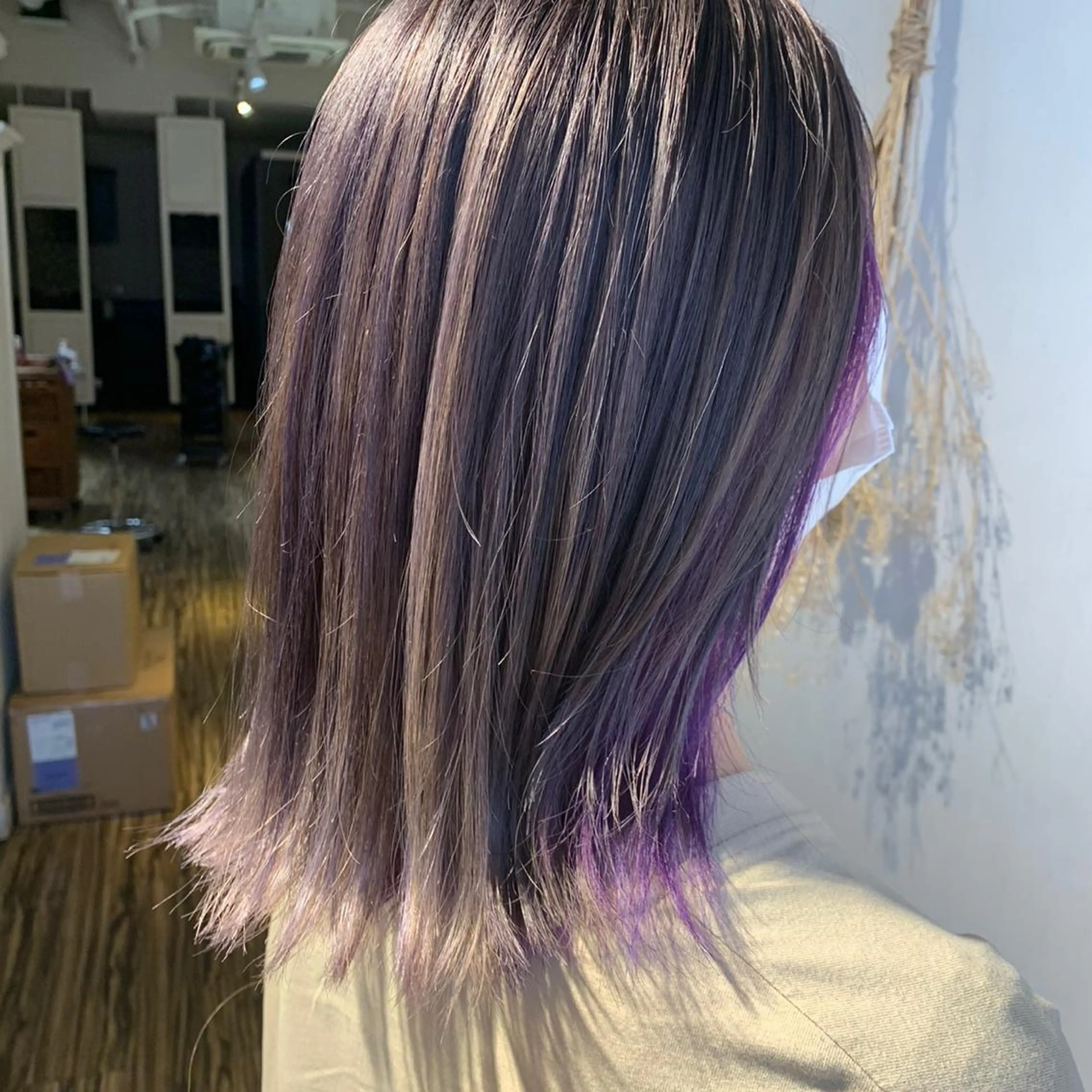 カラー 龍 門のヘアスタイル