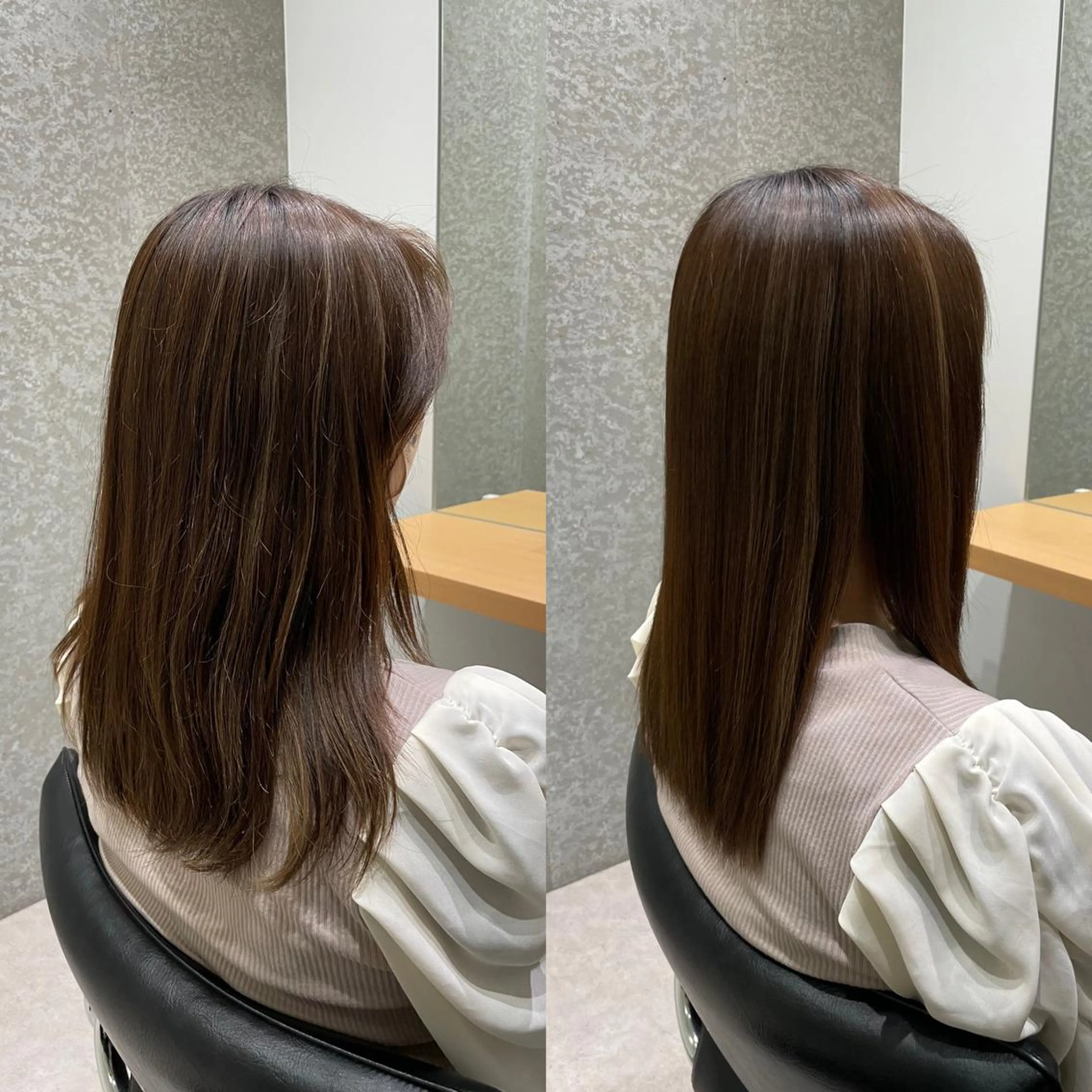 ミディアム 髪質改善 トリートメント 酸熱トリートメント 髪質改善ヘアケア 艶髪特化/上田のヘアスタイル