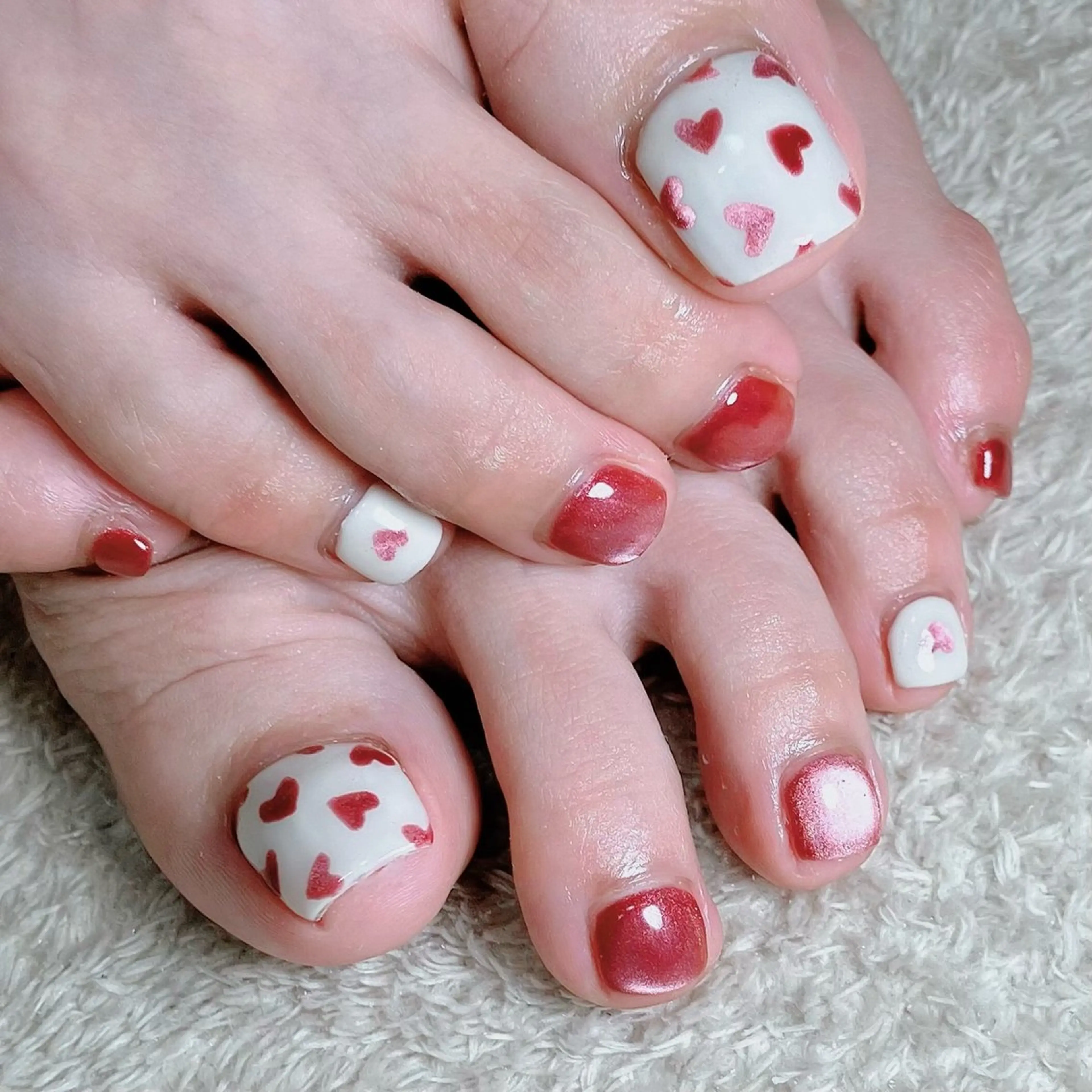 ネイル フットネイル haleyume所属・shino🌟 痛ネイルのネイルデザイン