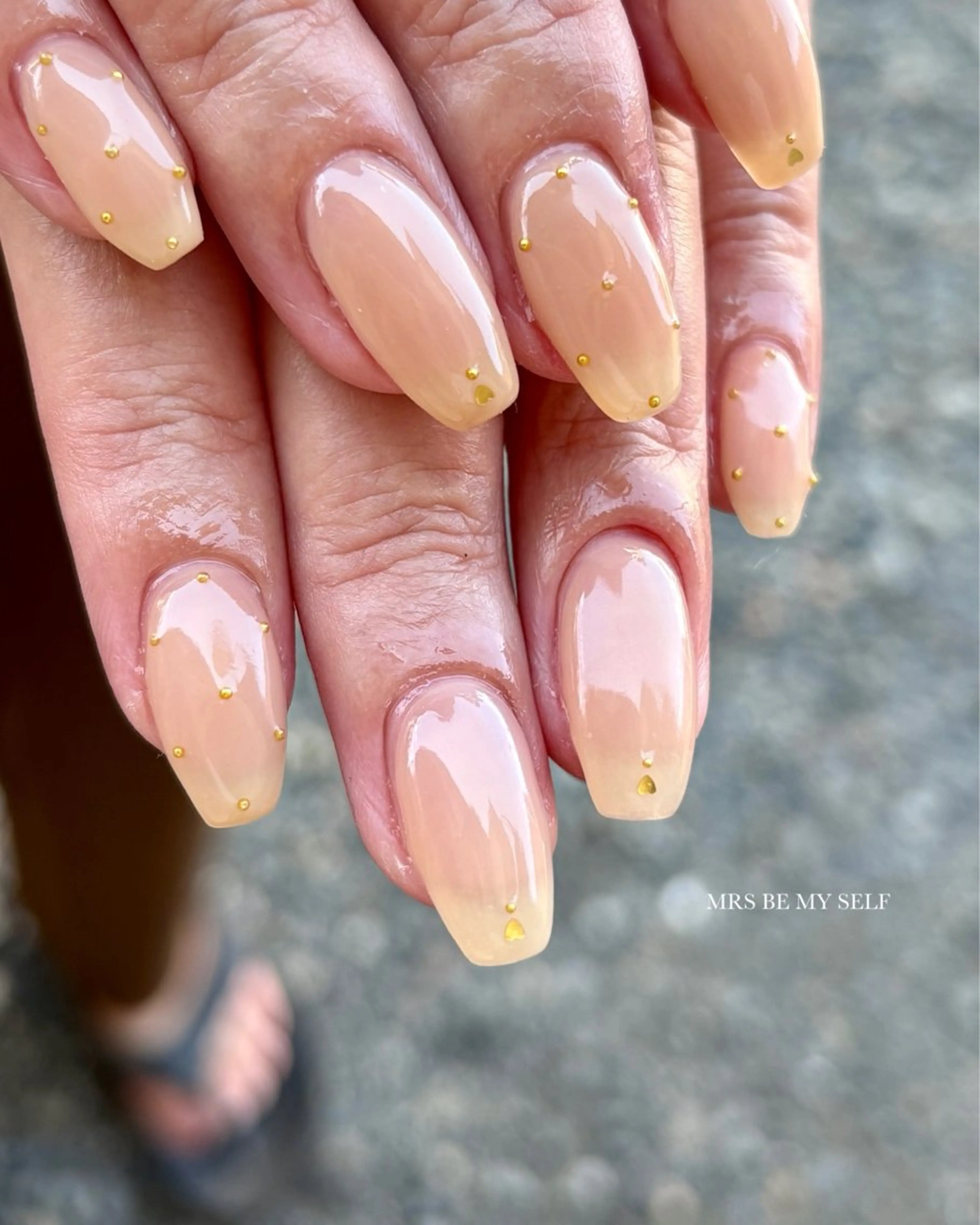 ネイル ハート 氷ネイル・うるうるネイル ハンドネイル MRS/ miyu🎀のネイルデザイン