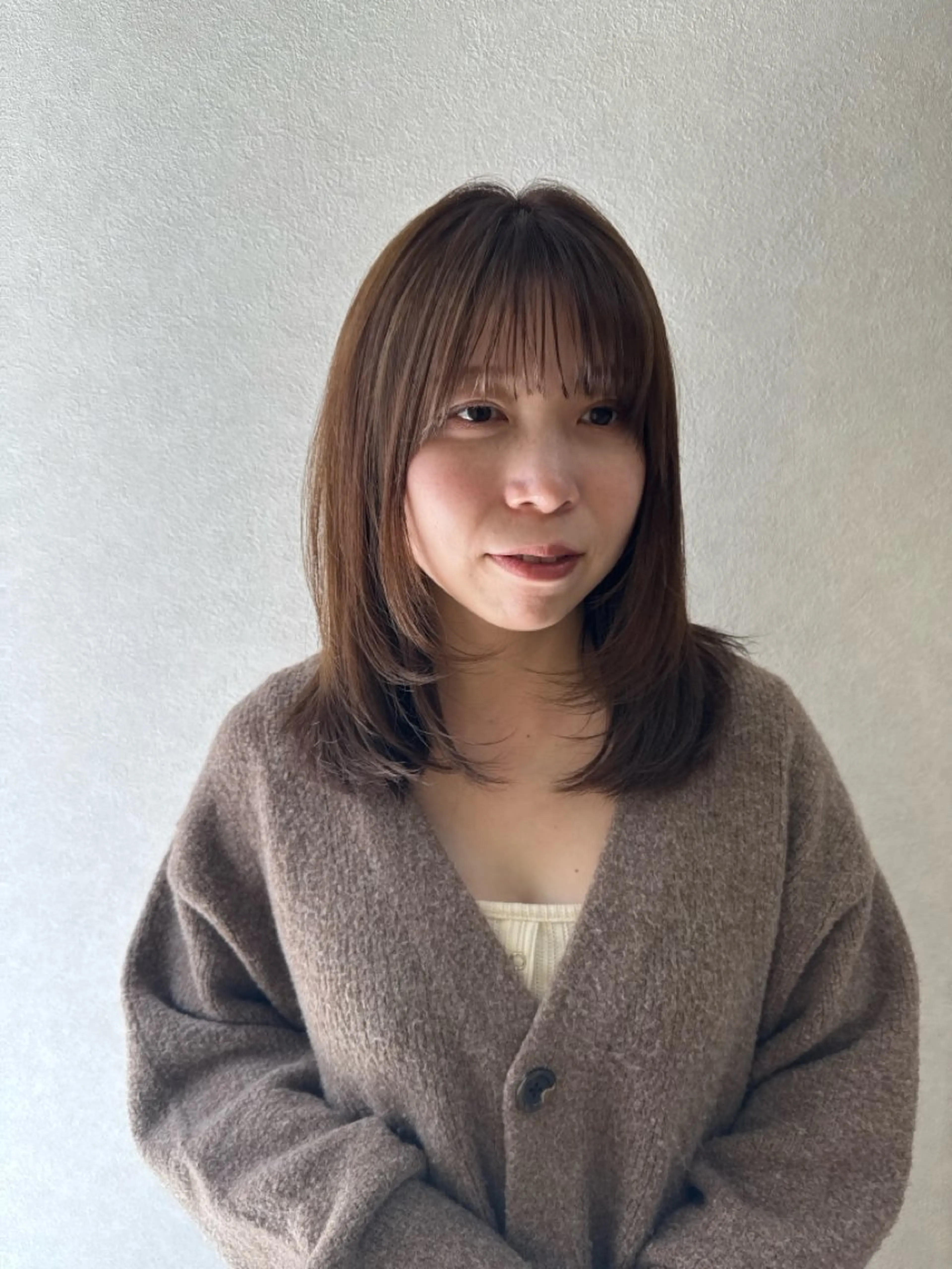 カラー ブラウンカラー ヘアカラー トリートメント en,【エン】所属・en,透明感カラー/ 艶カラー/木谷友哉のヘアスタイル