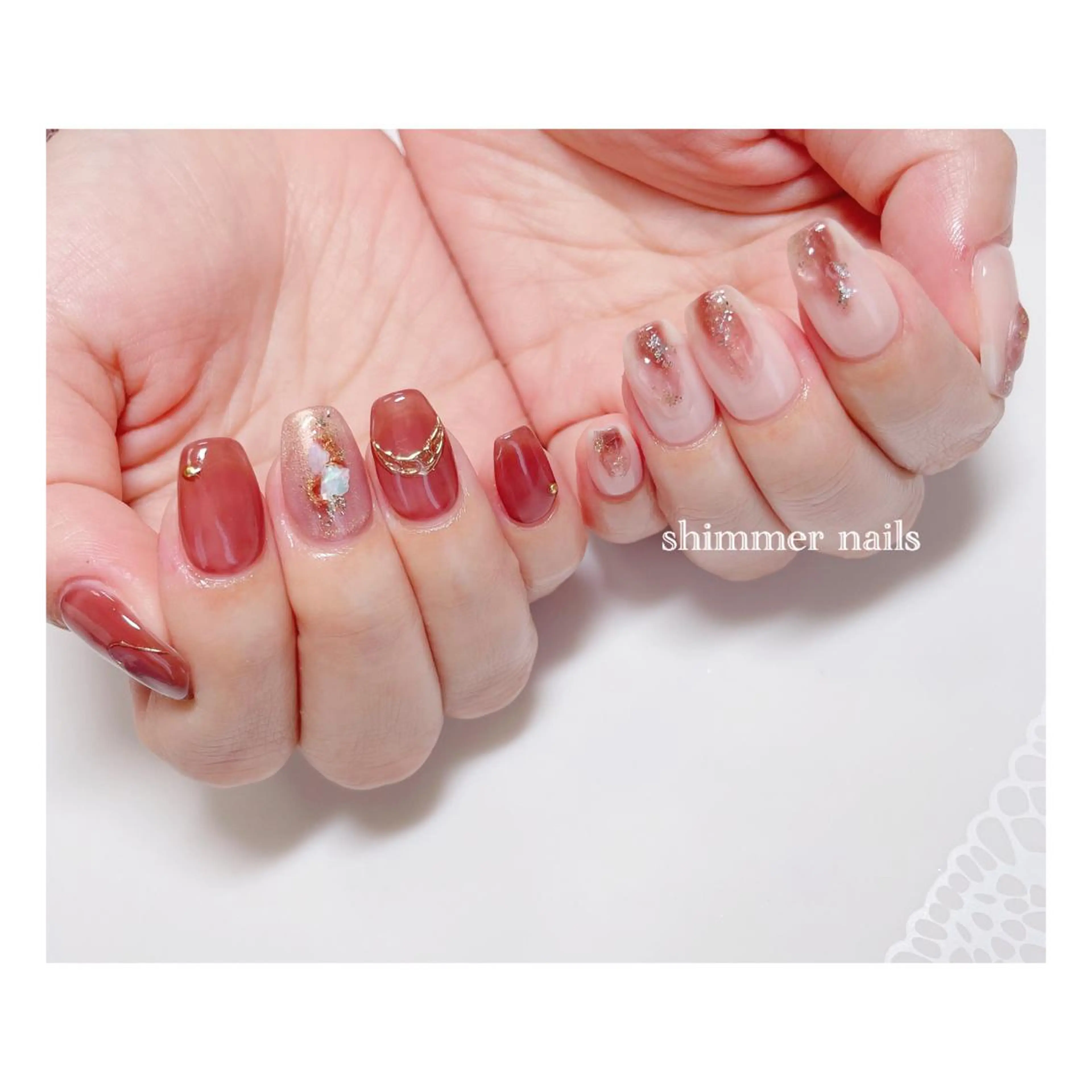 ネイル shimmer nailsのネイルデザイン