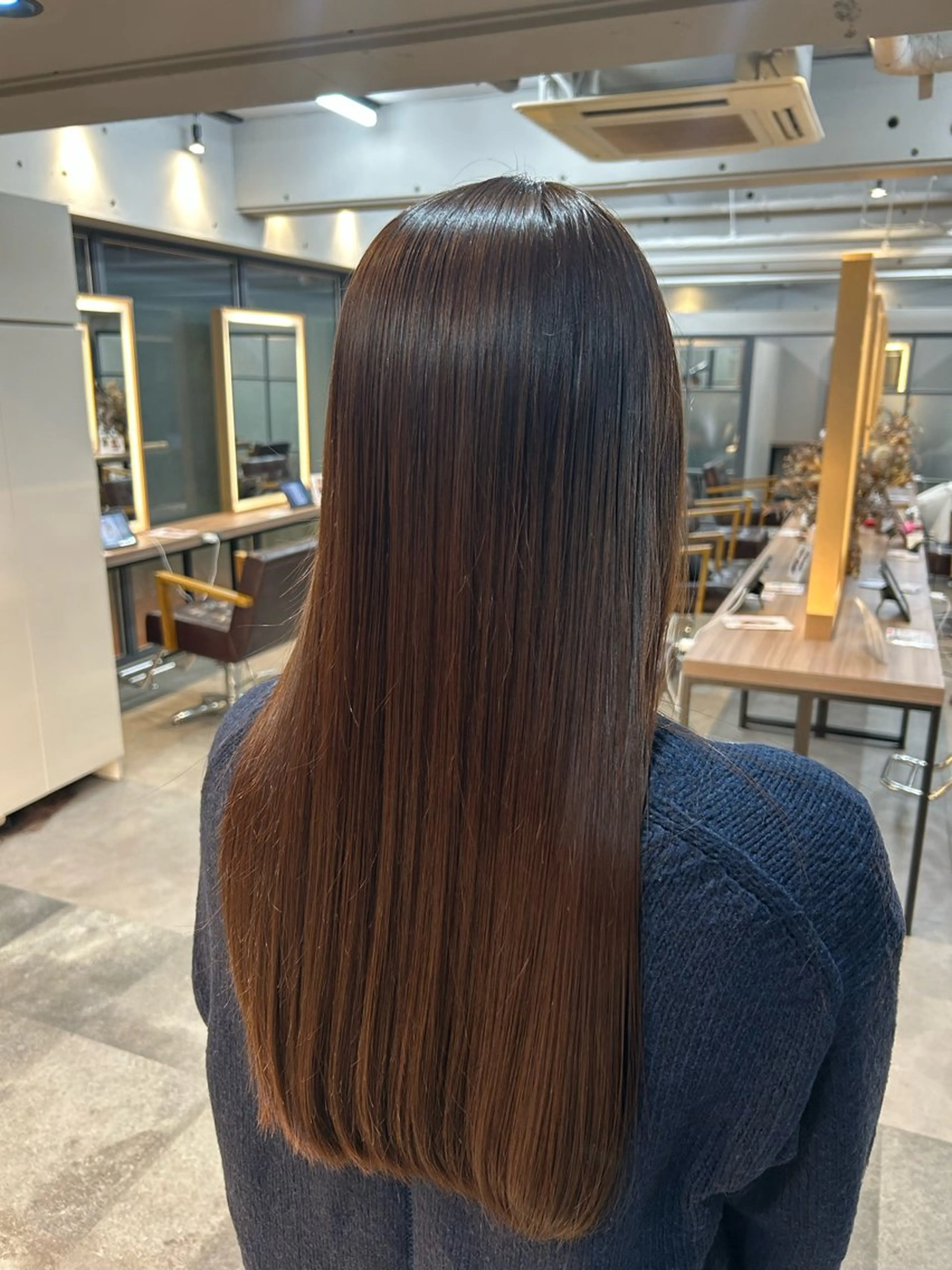 ロング カラー 髪質改善 ヘアカラー 赤みなしカラー🍐/ 艶髪✨/ririkaのヘアスタイル