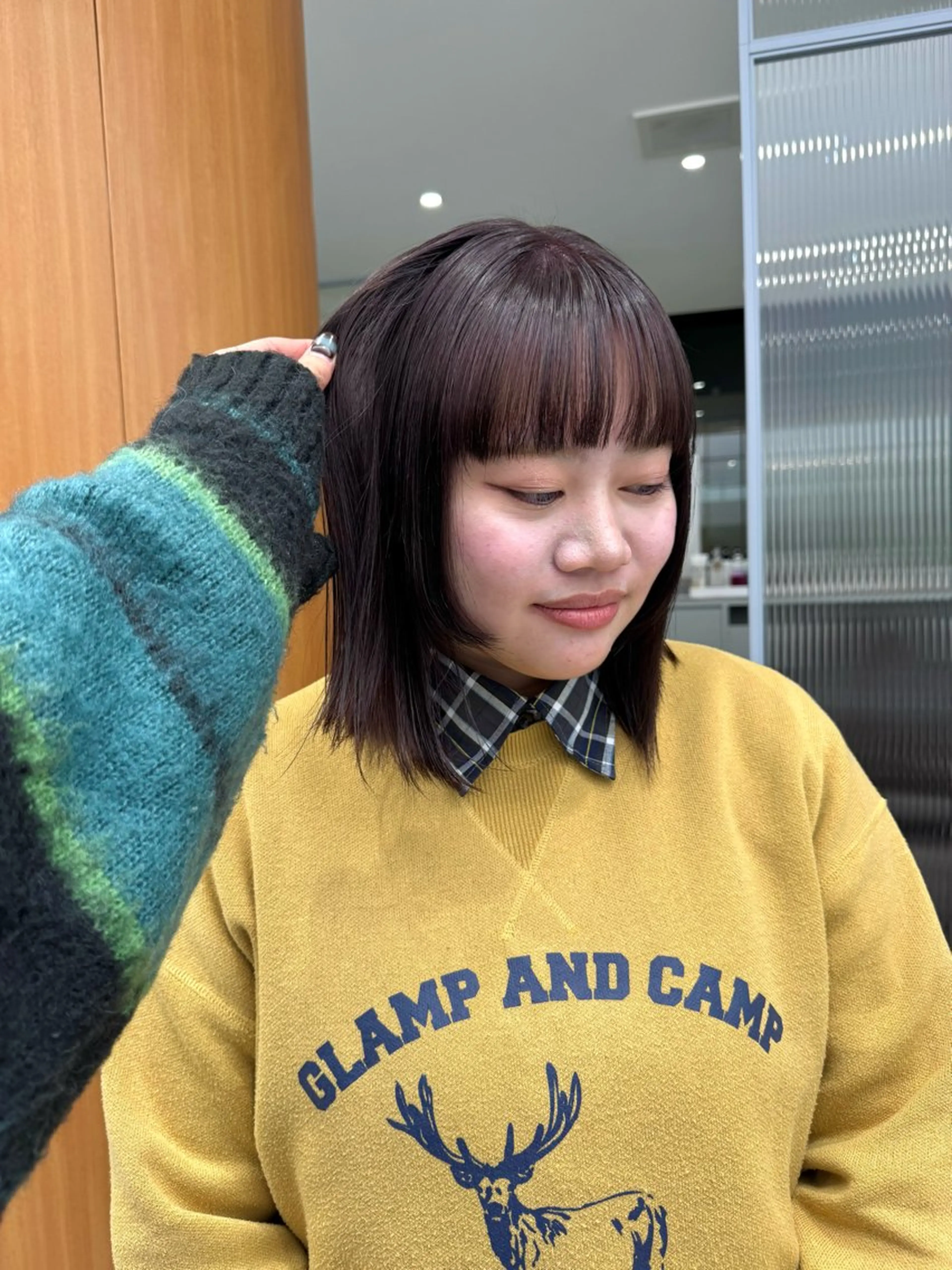 カラー ヘアカラー ひかり／ショート ／似合わせカットのヘアスタイル