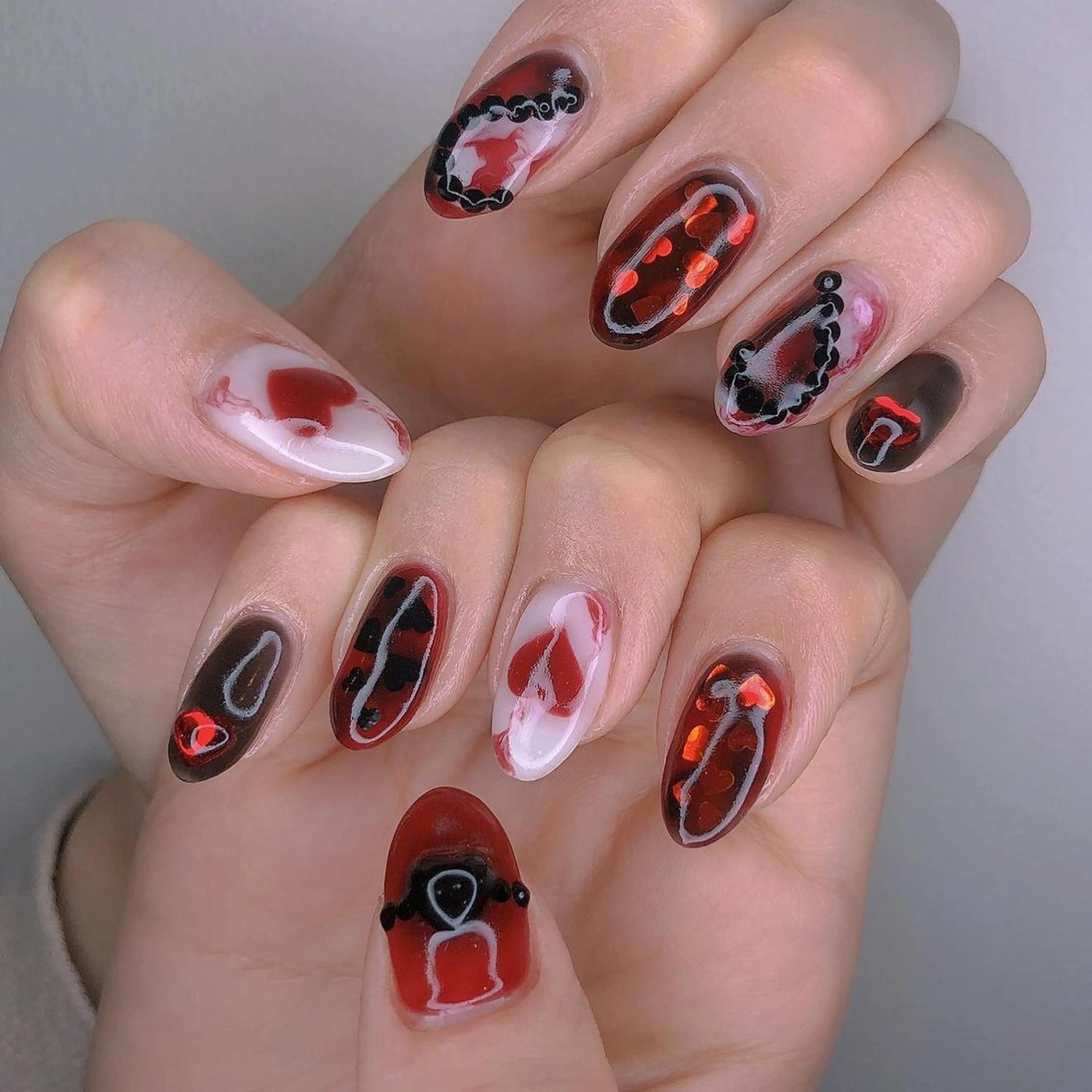 ネイル 持ち込み ハンドネイル フットネイル mi chiのネイルデザイン