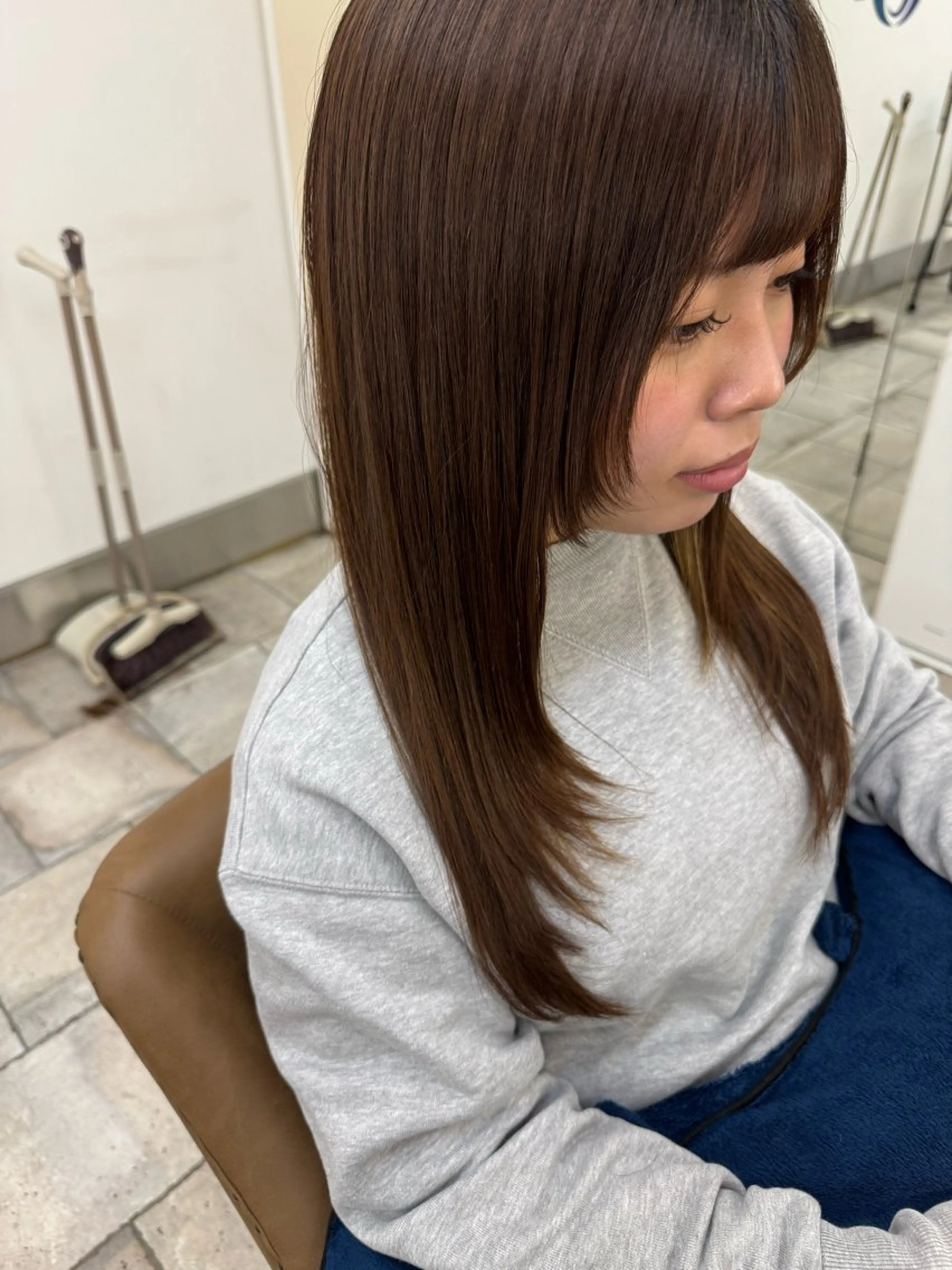 ロング レイヤーカット カット トリートメント 🍒新家 さくら🍒のヘアスタイル