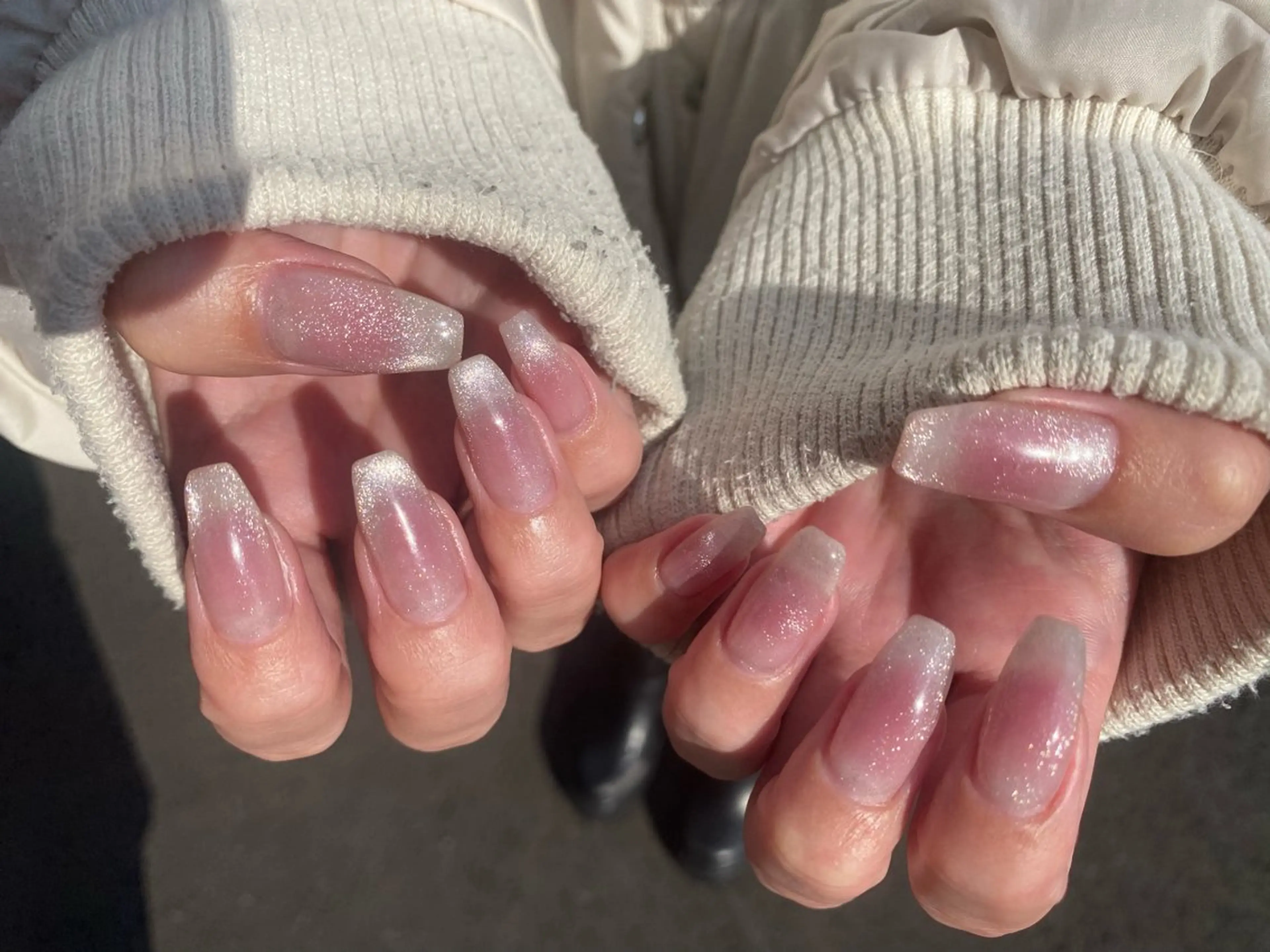 チークマグネットネイル💗の写真