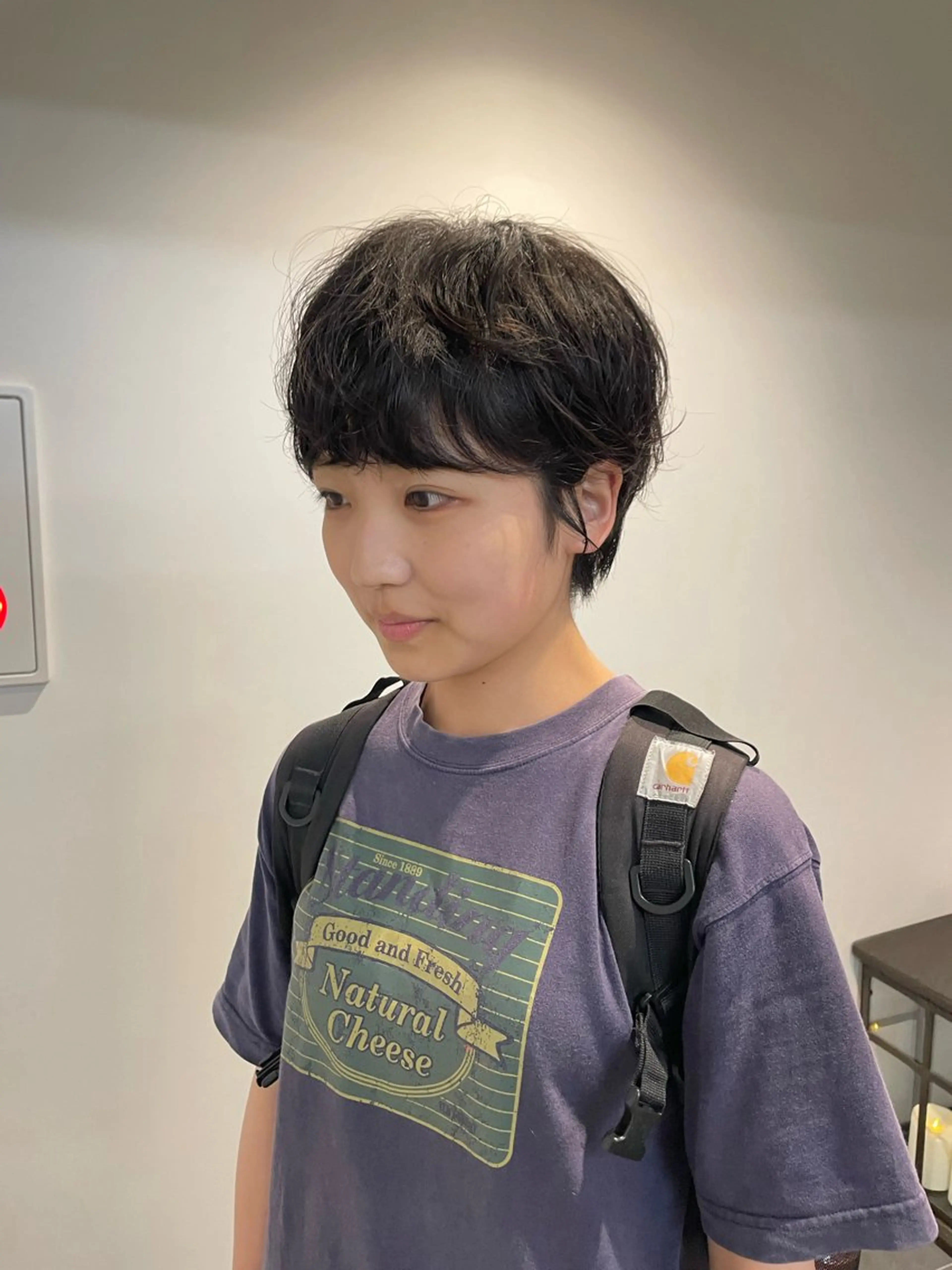 ショート 髪質改善 レイヤーカット ショートヘア ウルフカット カット パーマ ショート/ボブ/ パーマ/井上のヘアスタイル