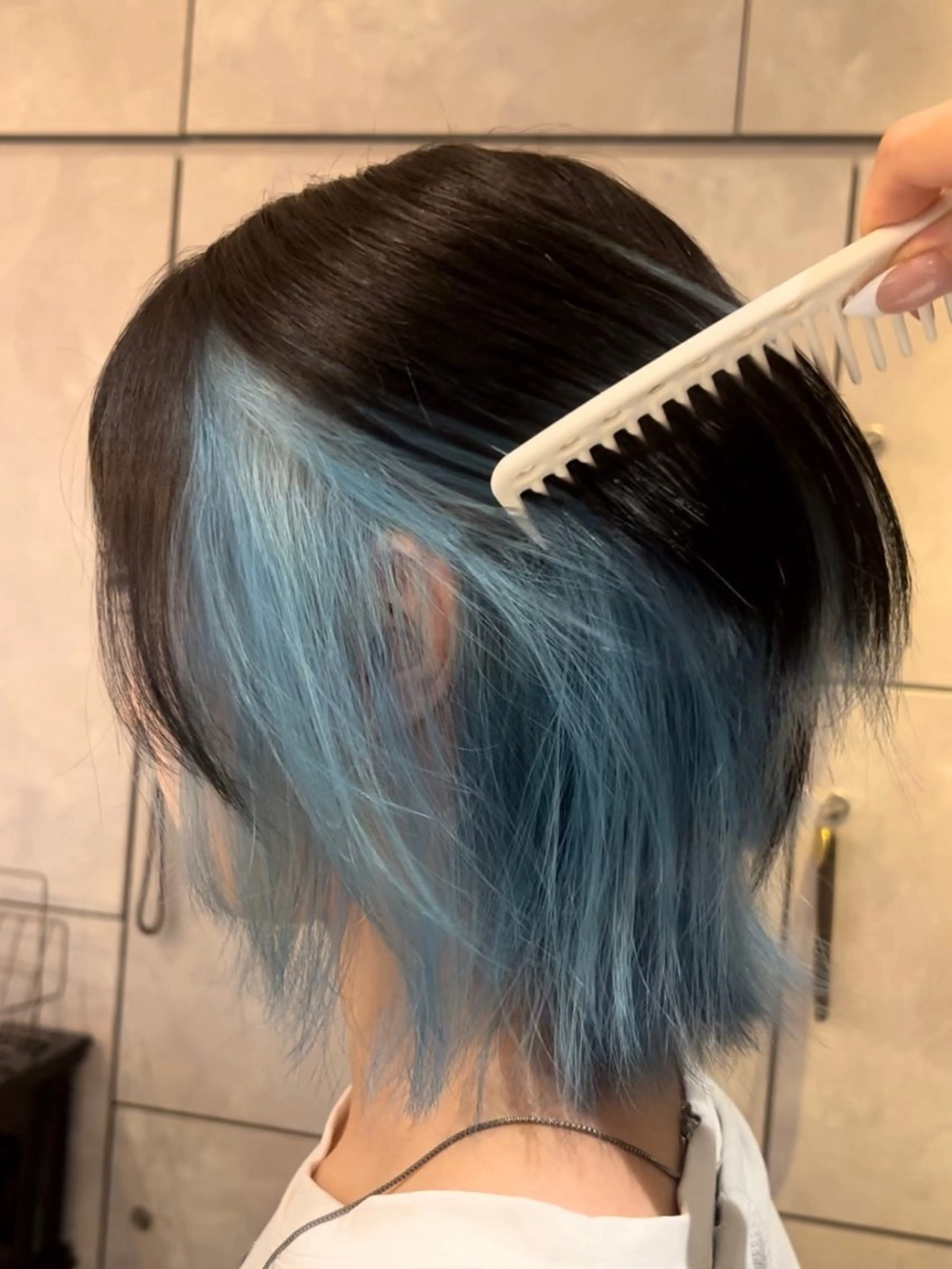 ミディアム カラー ヘアカラー トリートメント ヘアセット Lani5710所属・🎀ハイトーン・艶 カラー HANA🎀のヘアスタイル