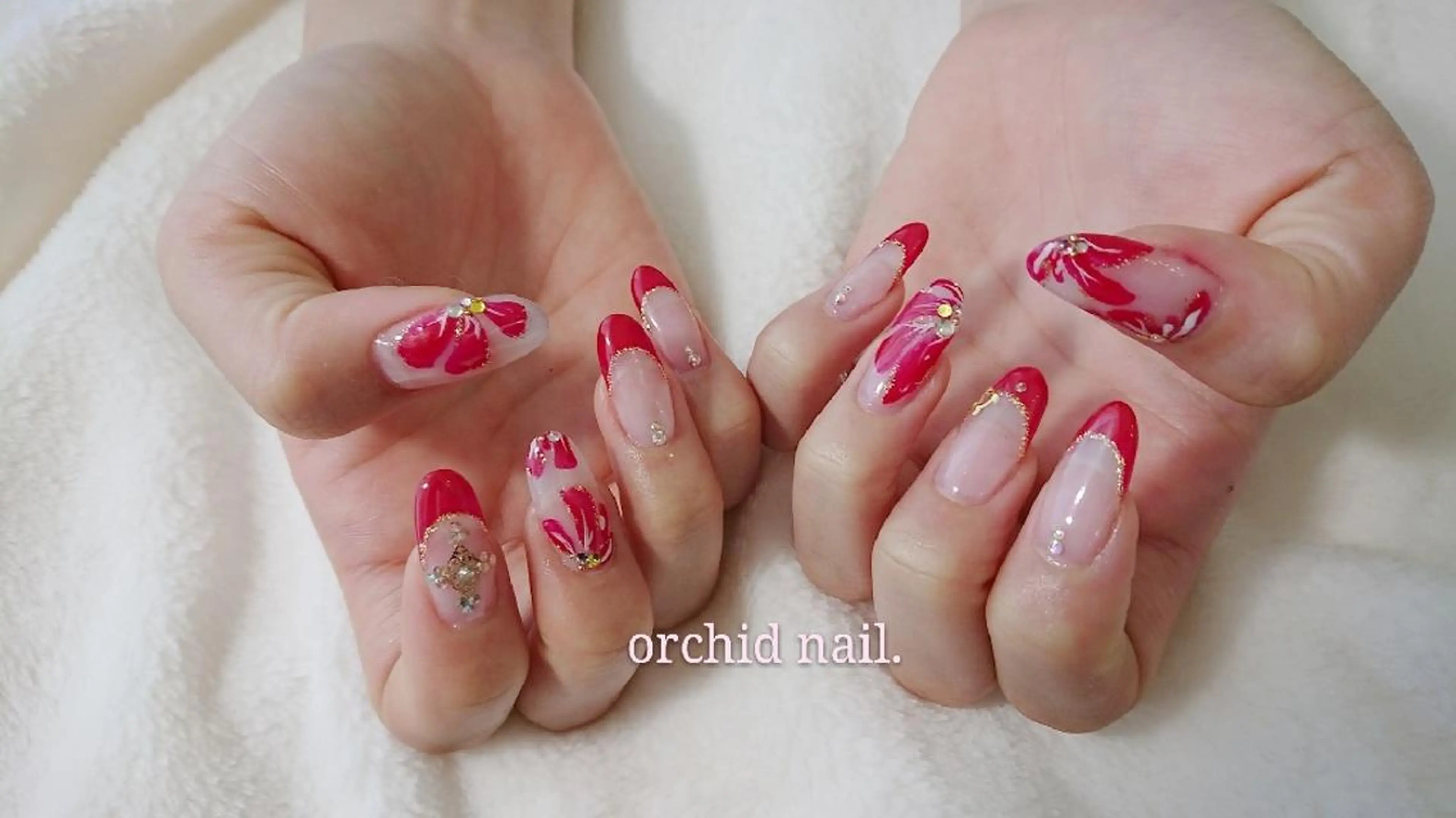 ネイル orchid ♡オーキッドのネイルデザイン