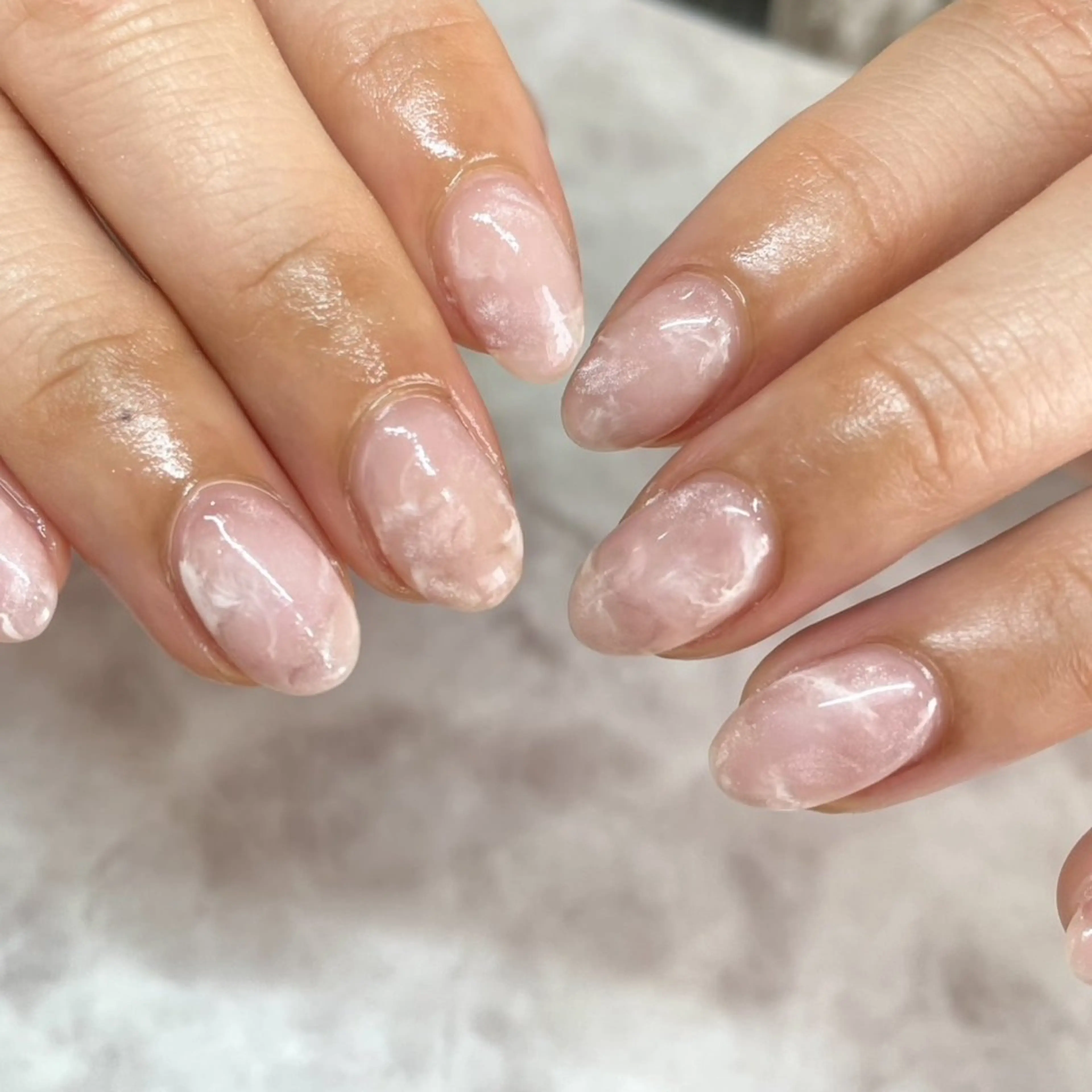 ネイル ニュアンスネイル オフィスネイル ハンドネイル Beautiful Meかえでのネイルデザイン