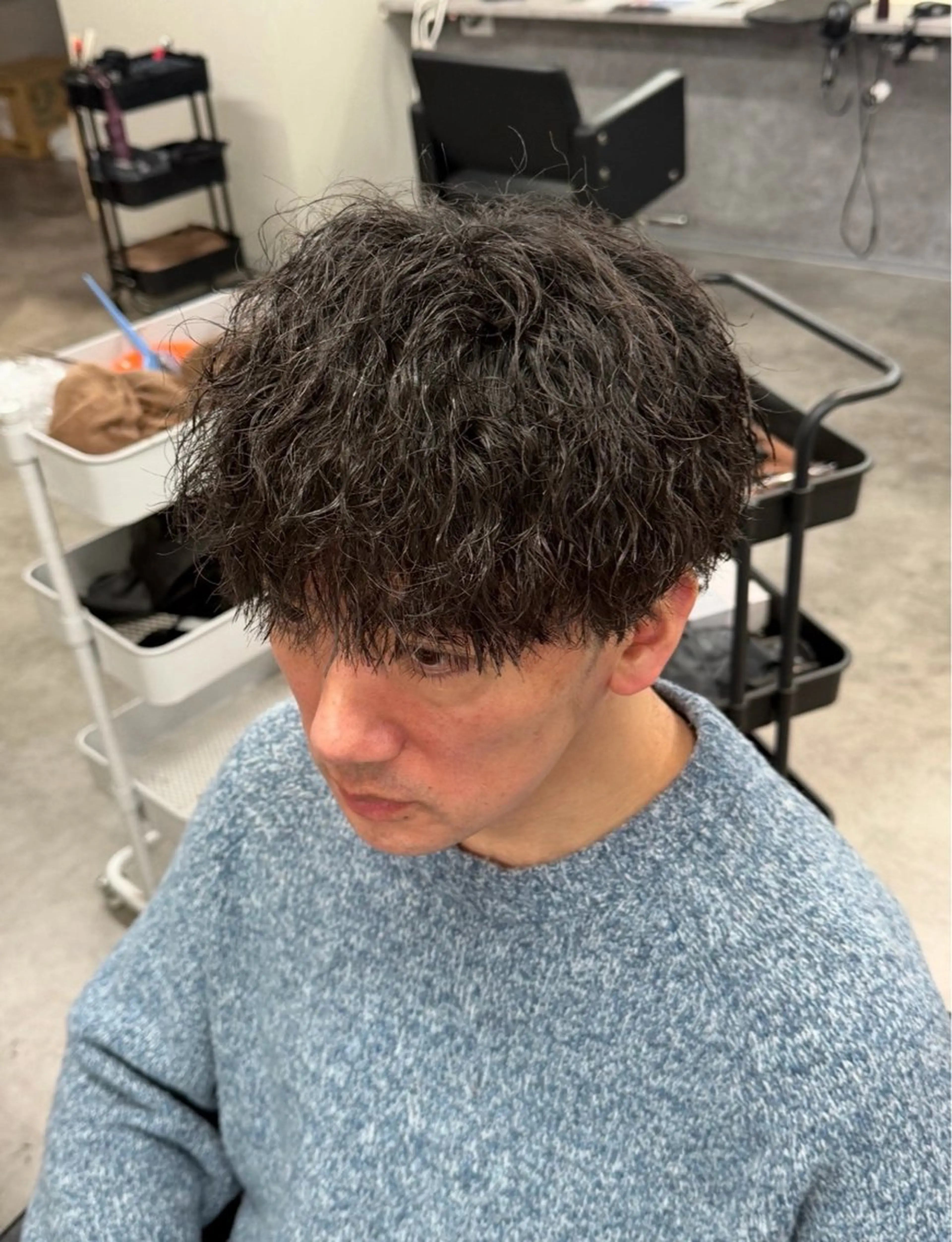 パーマ カット パーマ トリートメント シャドウパーマ/立川 メンズ/コタロウのヘアスタイル