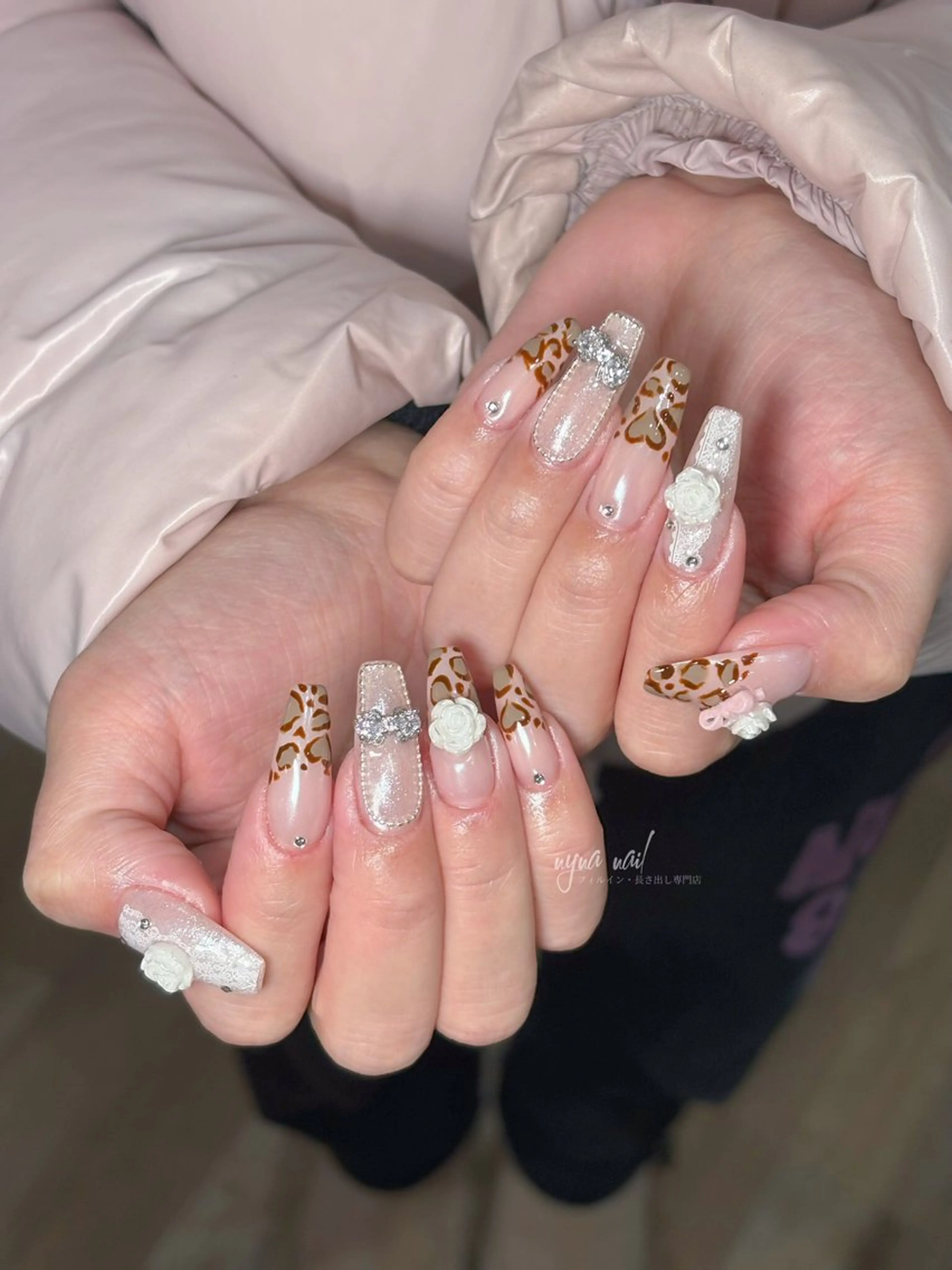ネイル ハンドネイル 長さ出し専門 nynaのネイルデザイン