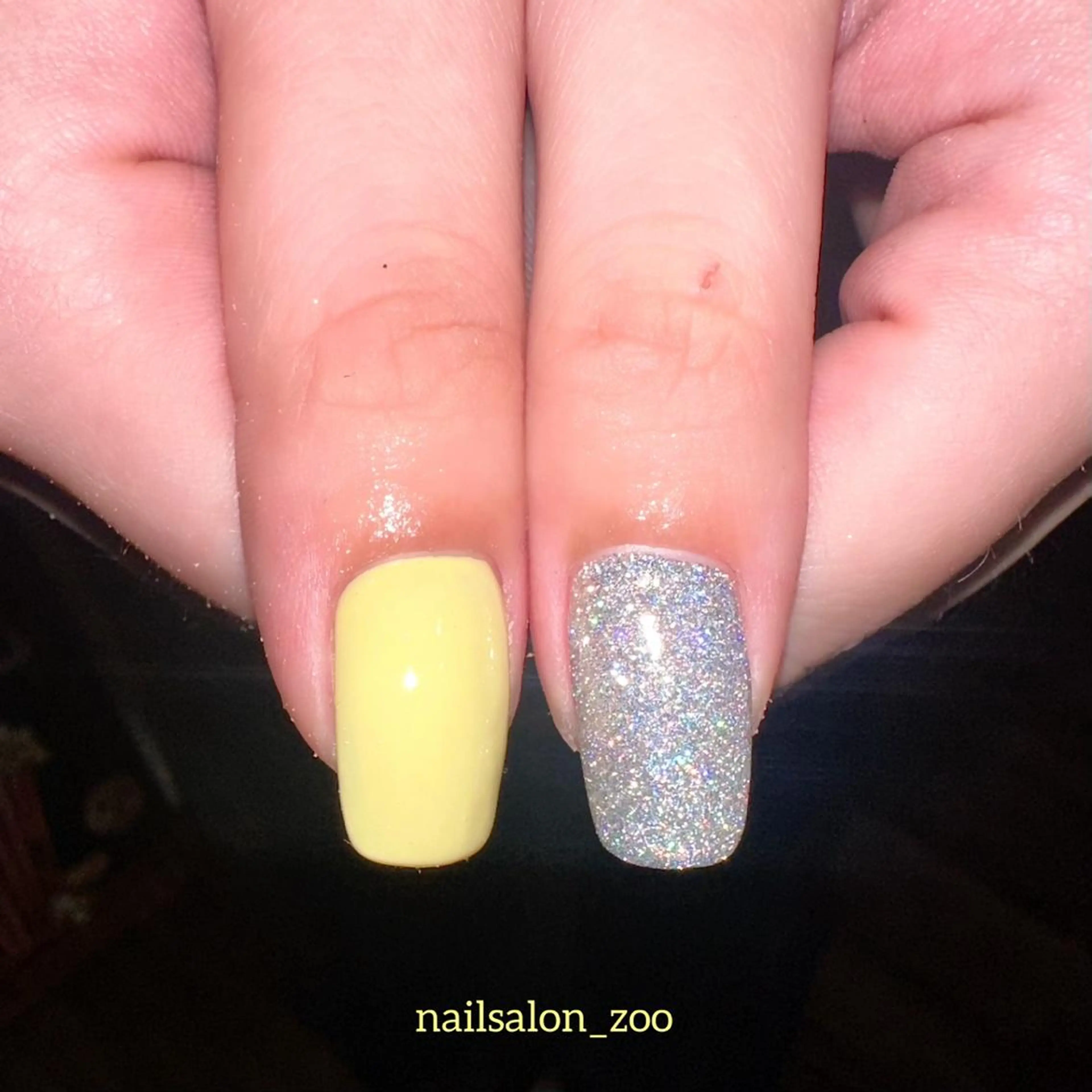 ネイル フラッシュネイル ニュアンスネイル パステルネイル 春ネイル 黄色 Nroom.所属・Nroom. /はるのネイルデザイン
