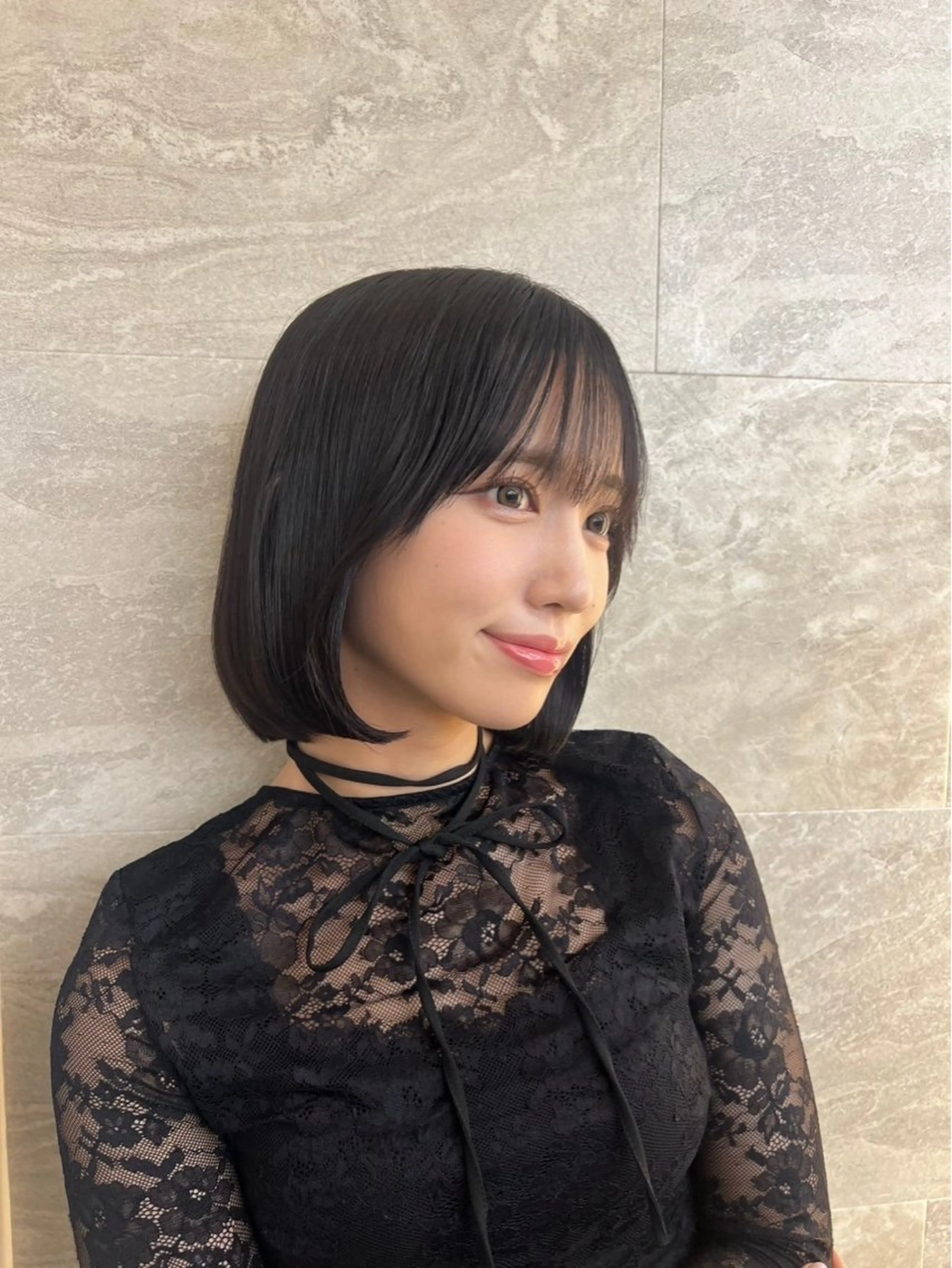 ミディアム 池袋/ボブ/ボブ矯正 髪質改善/山本のヘアスタイル