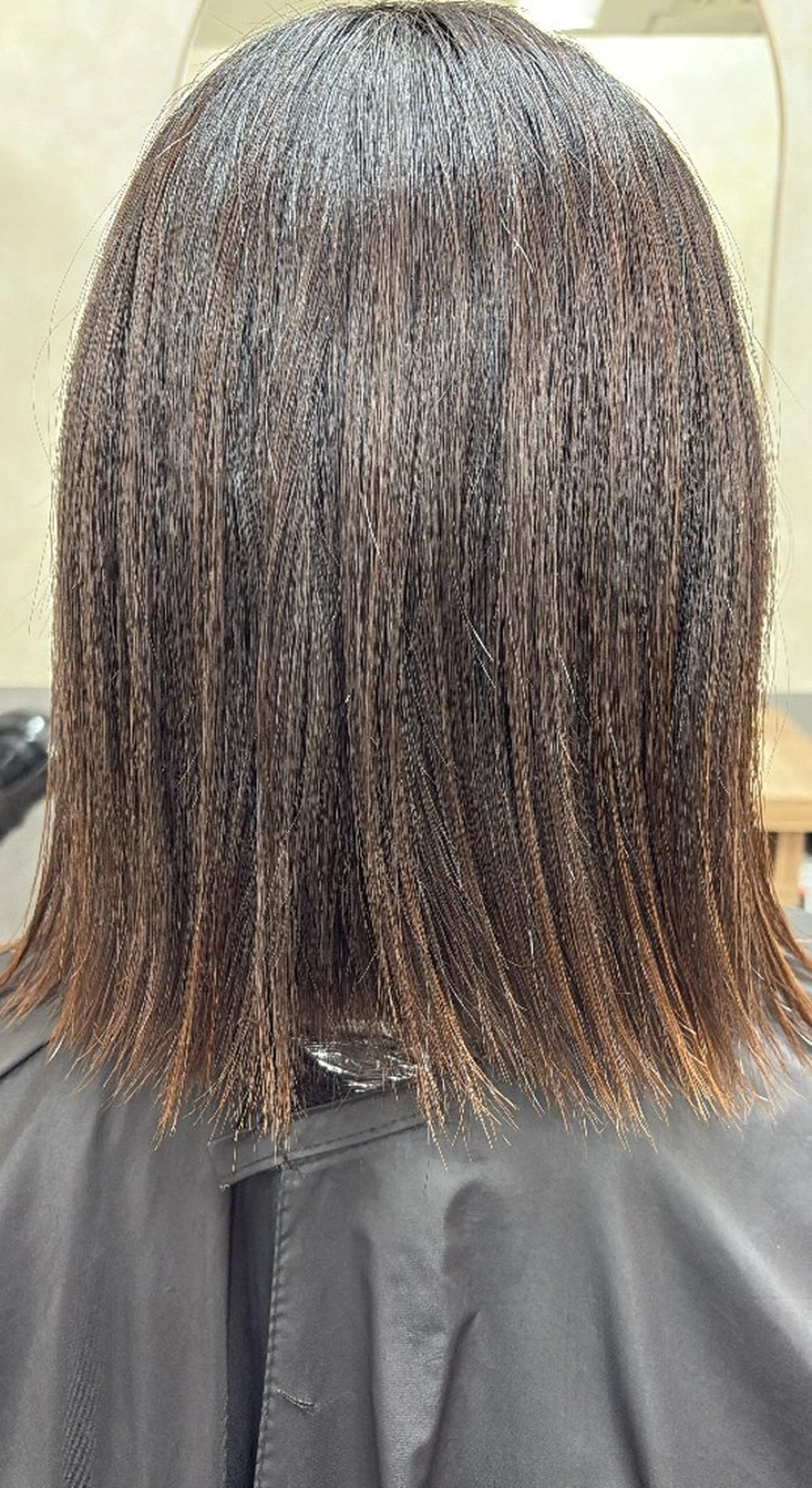 ミディアム 縮毛矯正 TELAHAIR蘇我2号店所属・原川 梨沙のヘアスタイル