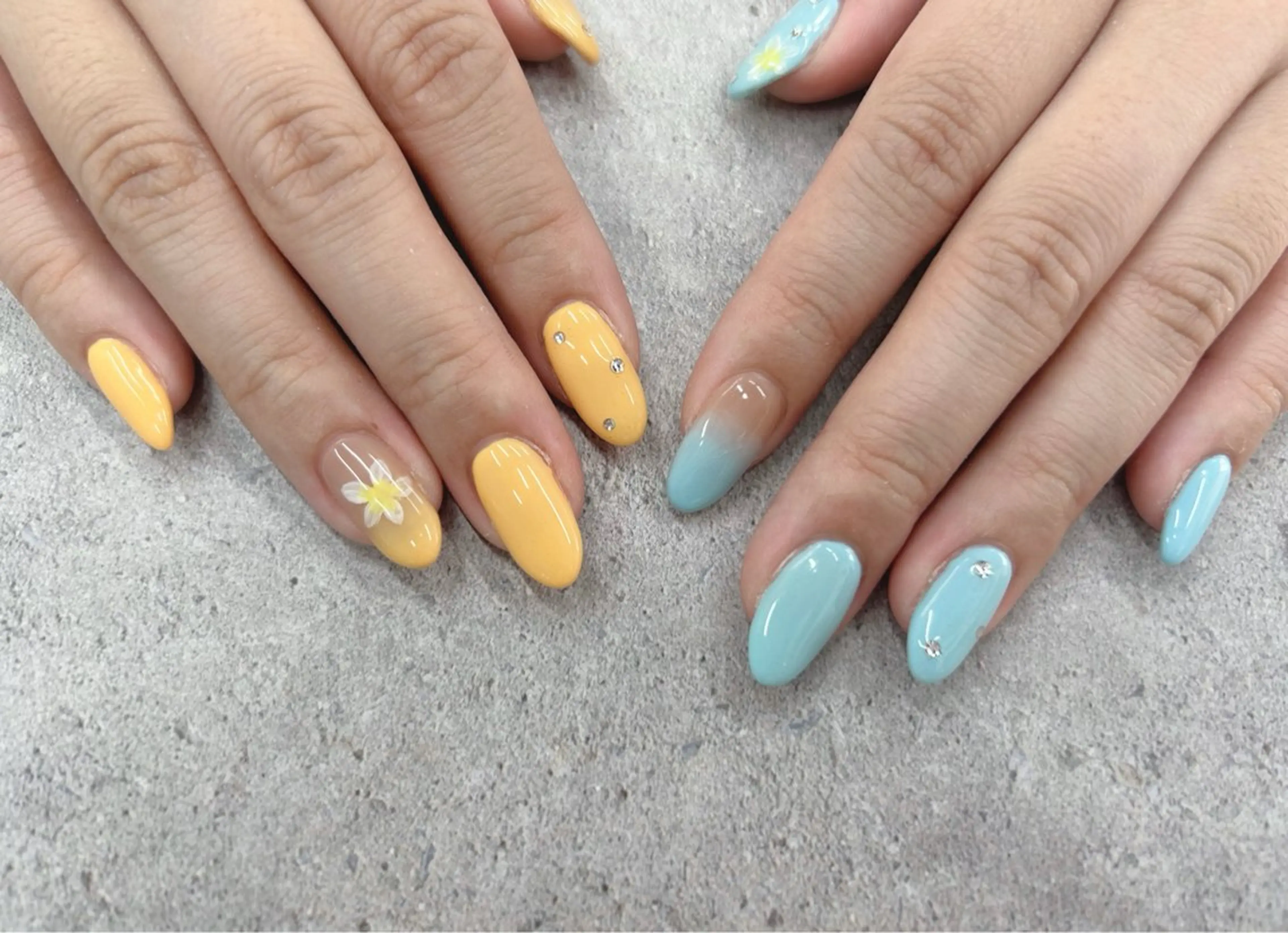 ネイル 夏ネイル ハンドネイル Nail Salon agré所属・agré ネイルサロン　アグレのネイルデザイン