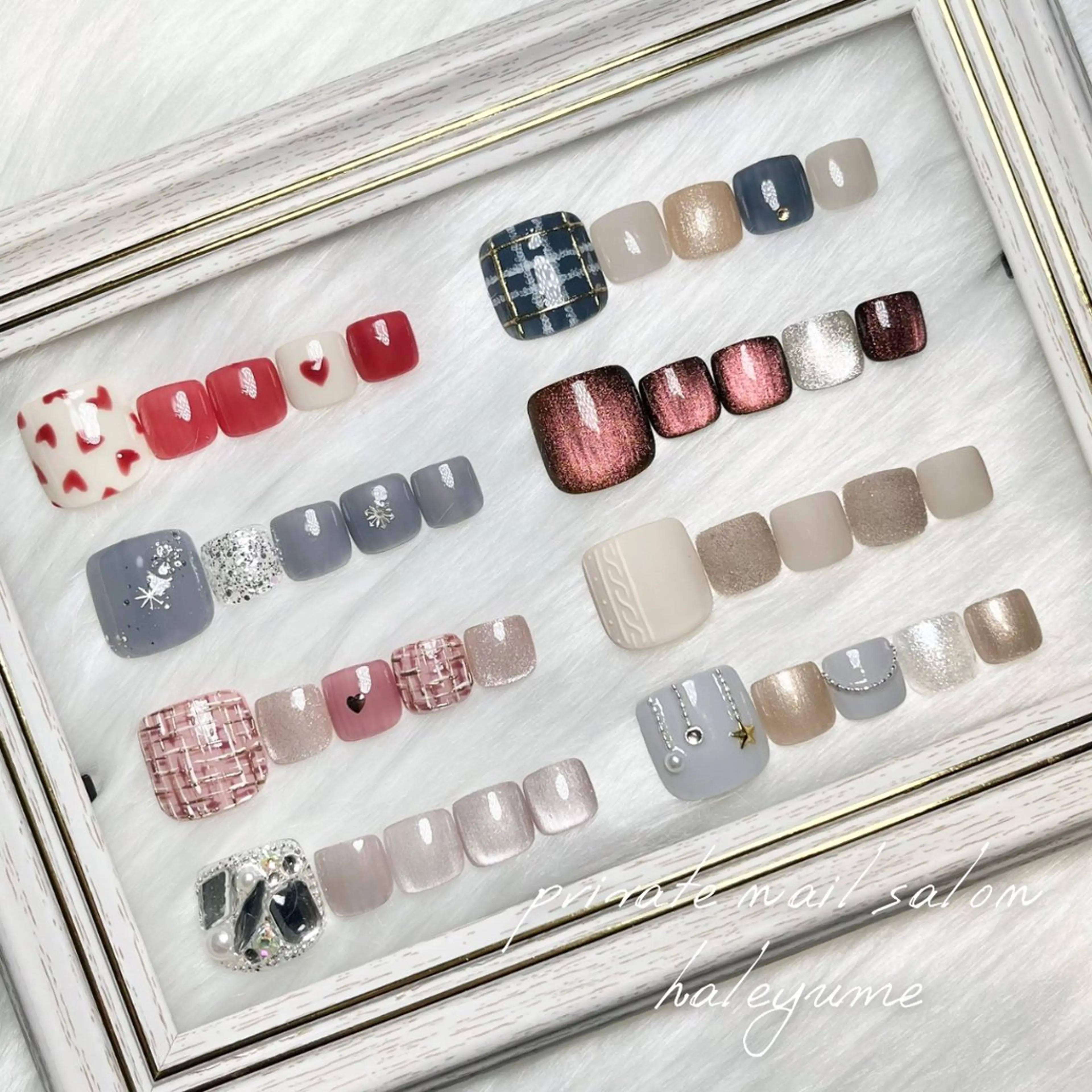 ネイル フットネイル フットネイル haleyume所属・shino🌟 痛ネイルのネイルデザイン