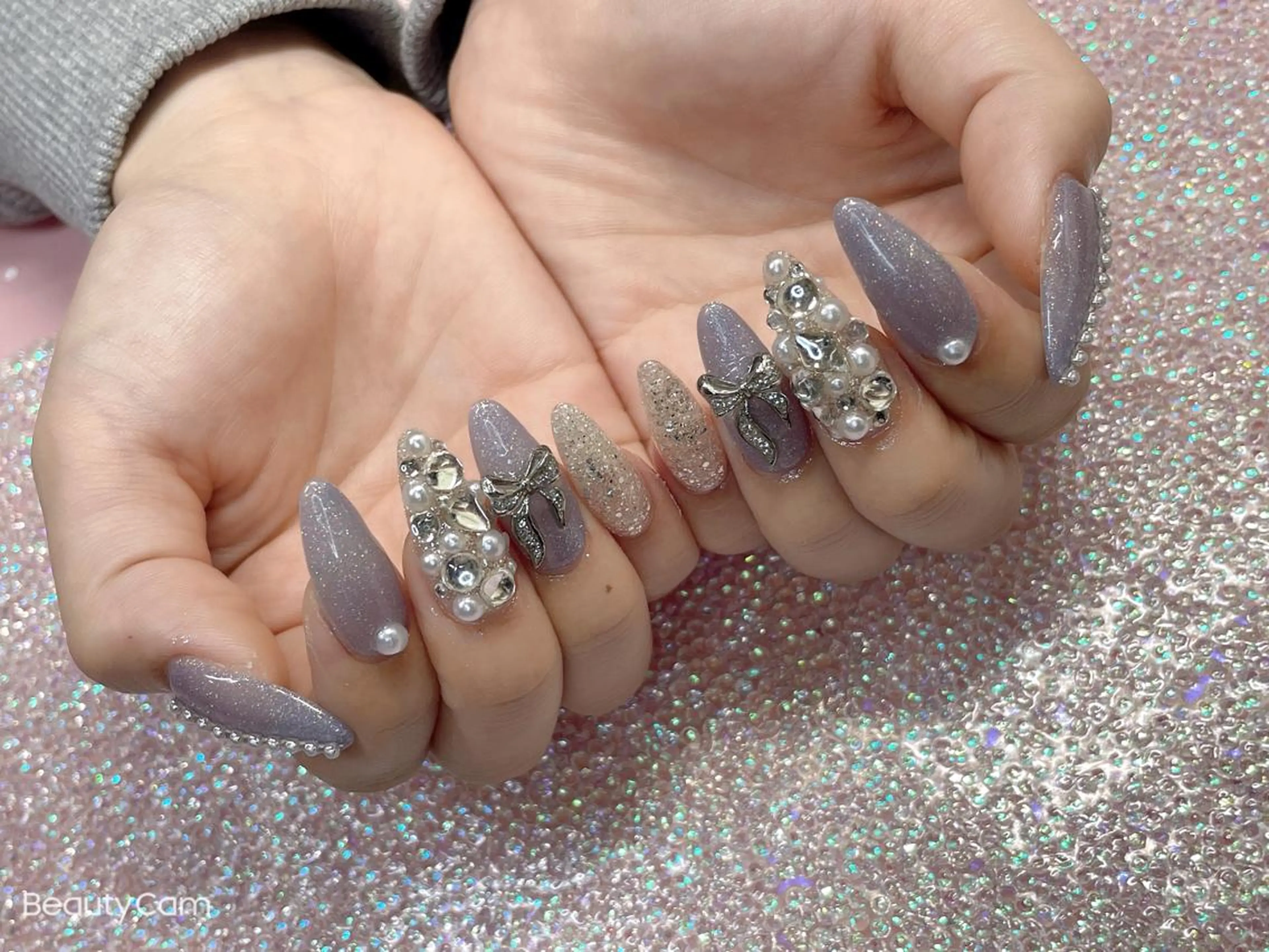 セミロング ネイル 《LB》ラブリエ Nail&eyeのマツエク・マツパデザイン