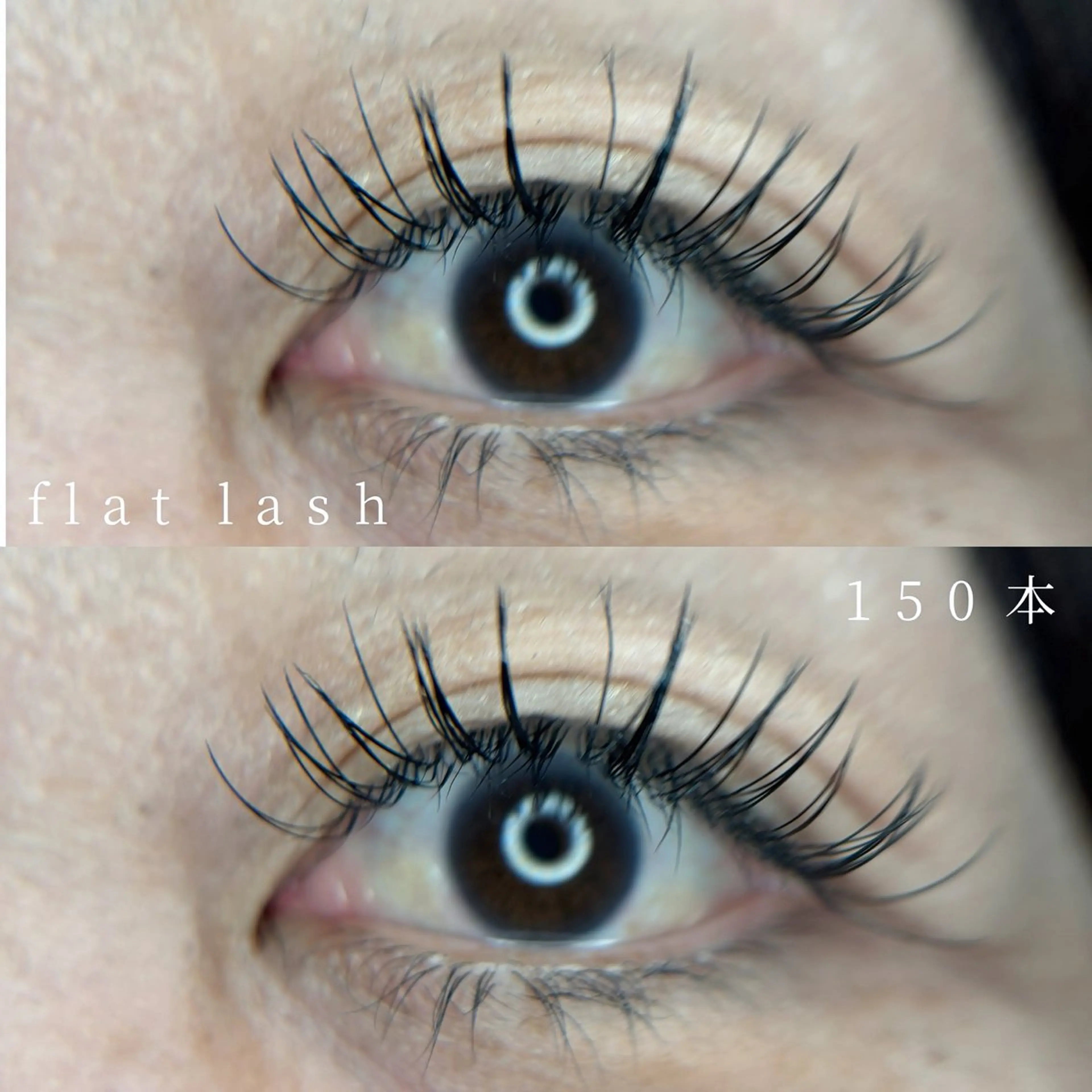 【マツエク】フラットラッシュ160本/カラー変更無料の写真