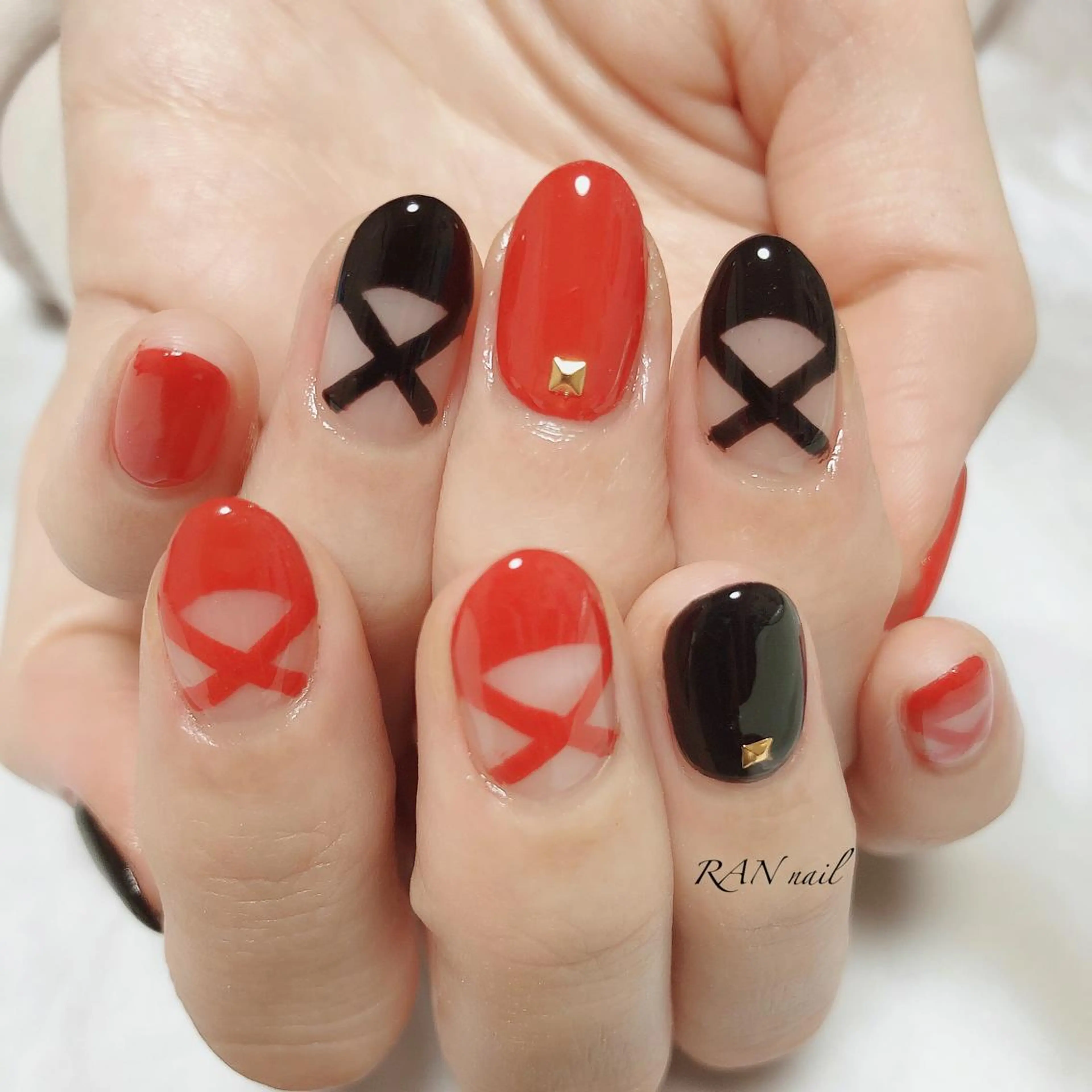 ネイル ジェルネイル オフィスネイル パラジェル 夏ネイル RAN nail 〜ランネイル〜所属・RAN nailのネイルデザイン