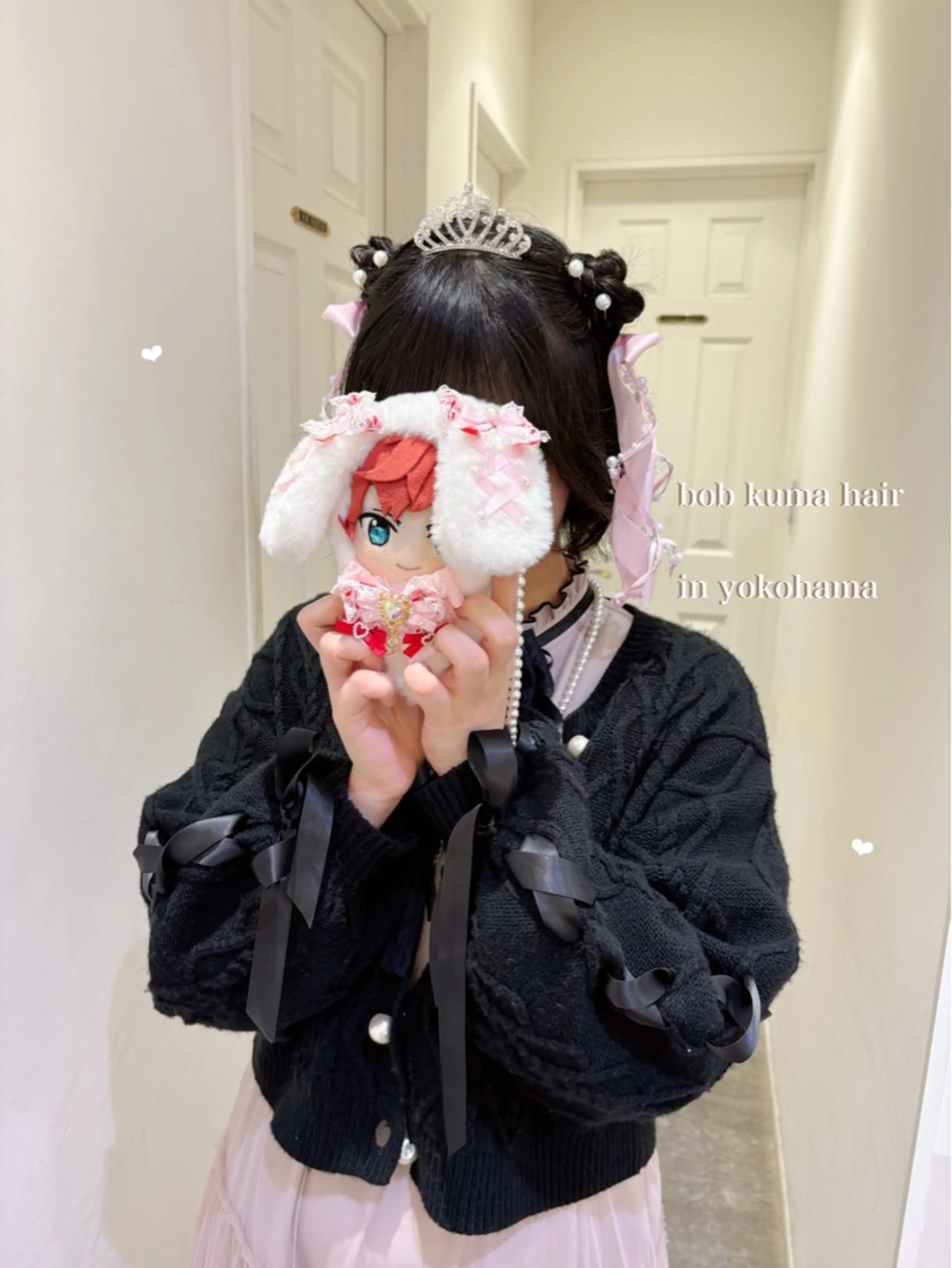 ショート ヘアアレンジ ボブ エクステ/ハイトーン 🐏☁️miminaのヘアスタイル