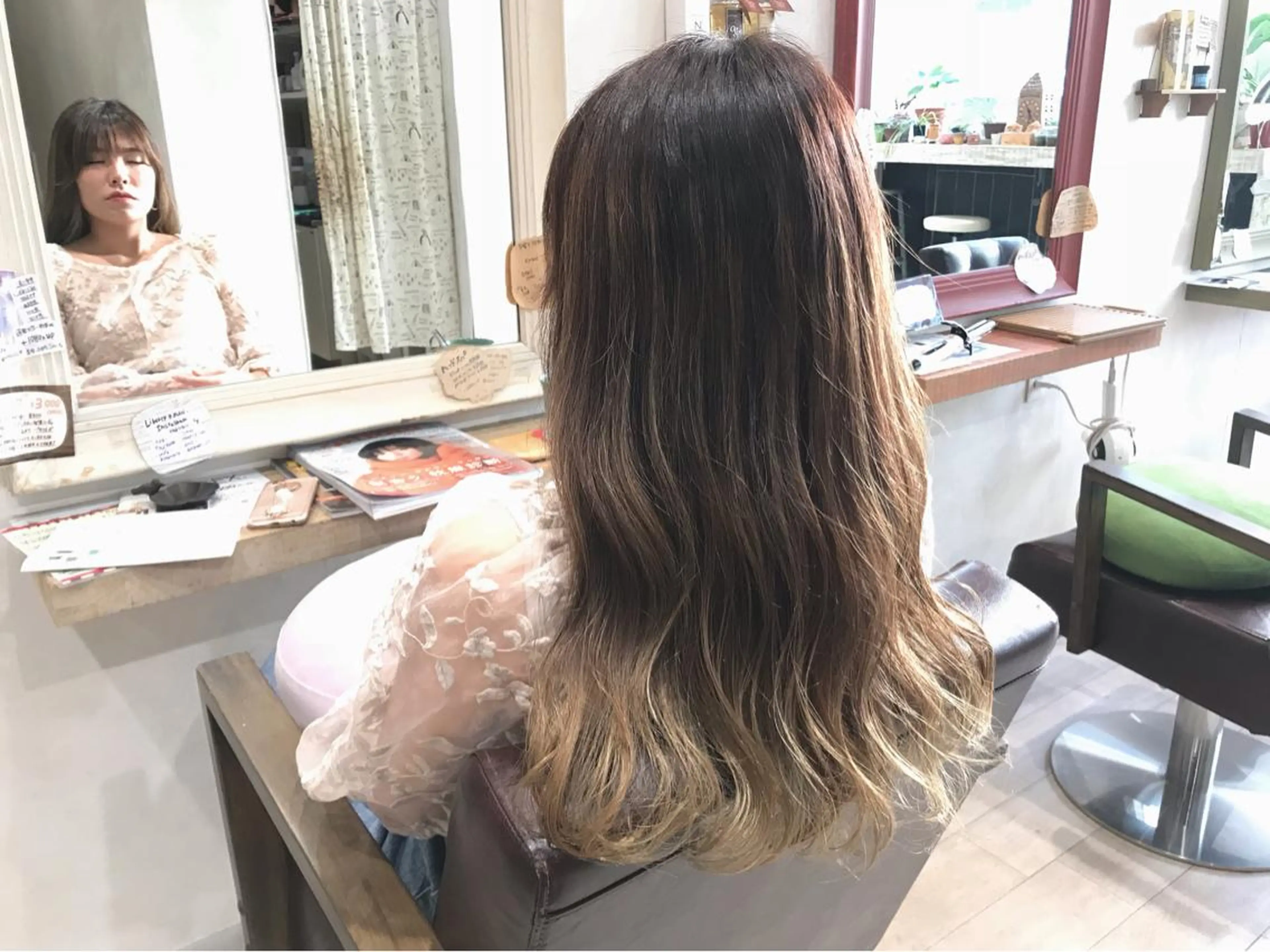 セミロング カラー メンズ指名多数!! SiLO 田島のヘアスタイル