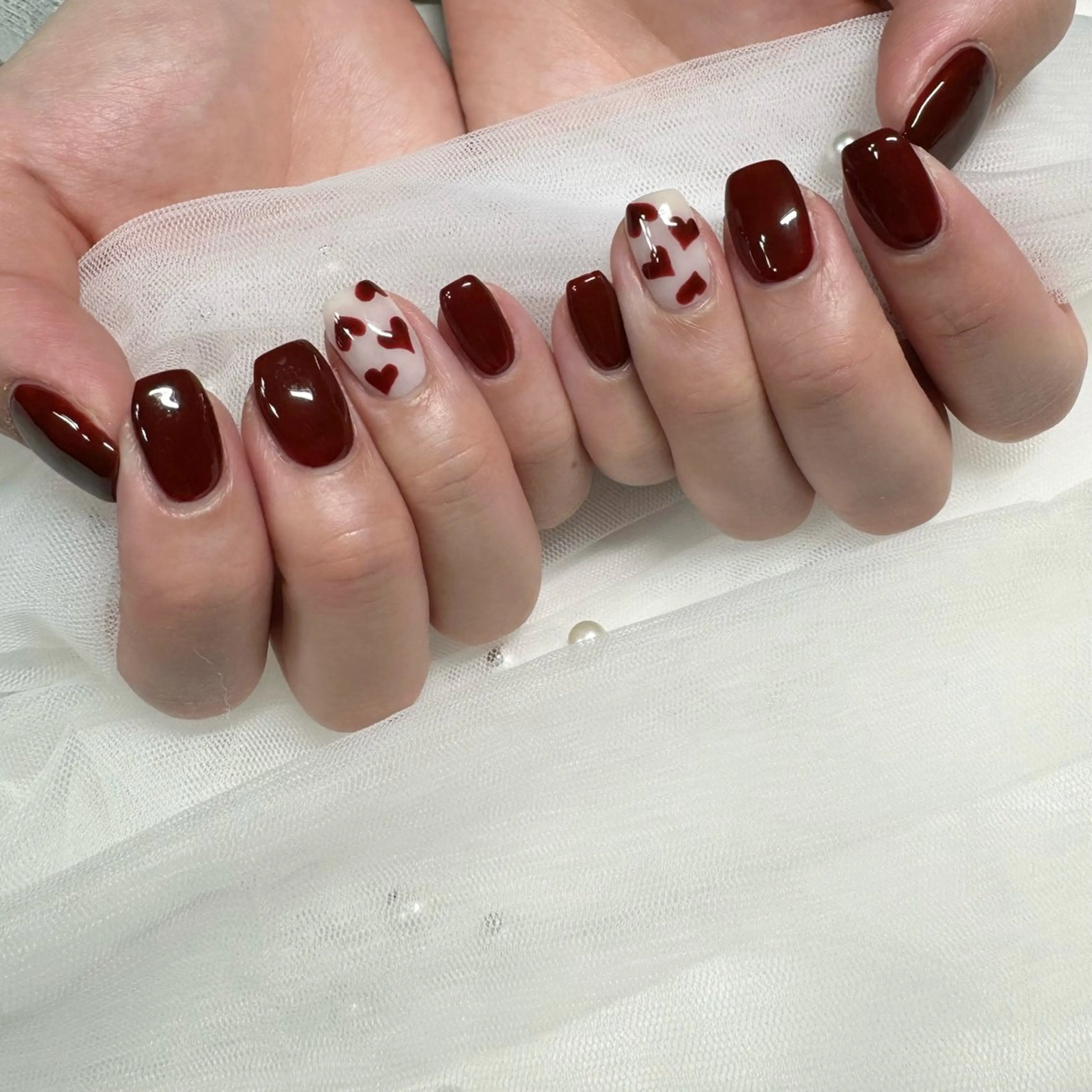 ネイル ジェルネイル 東 千夏のネイルデザイン