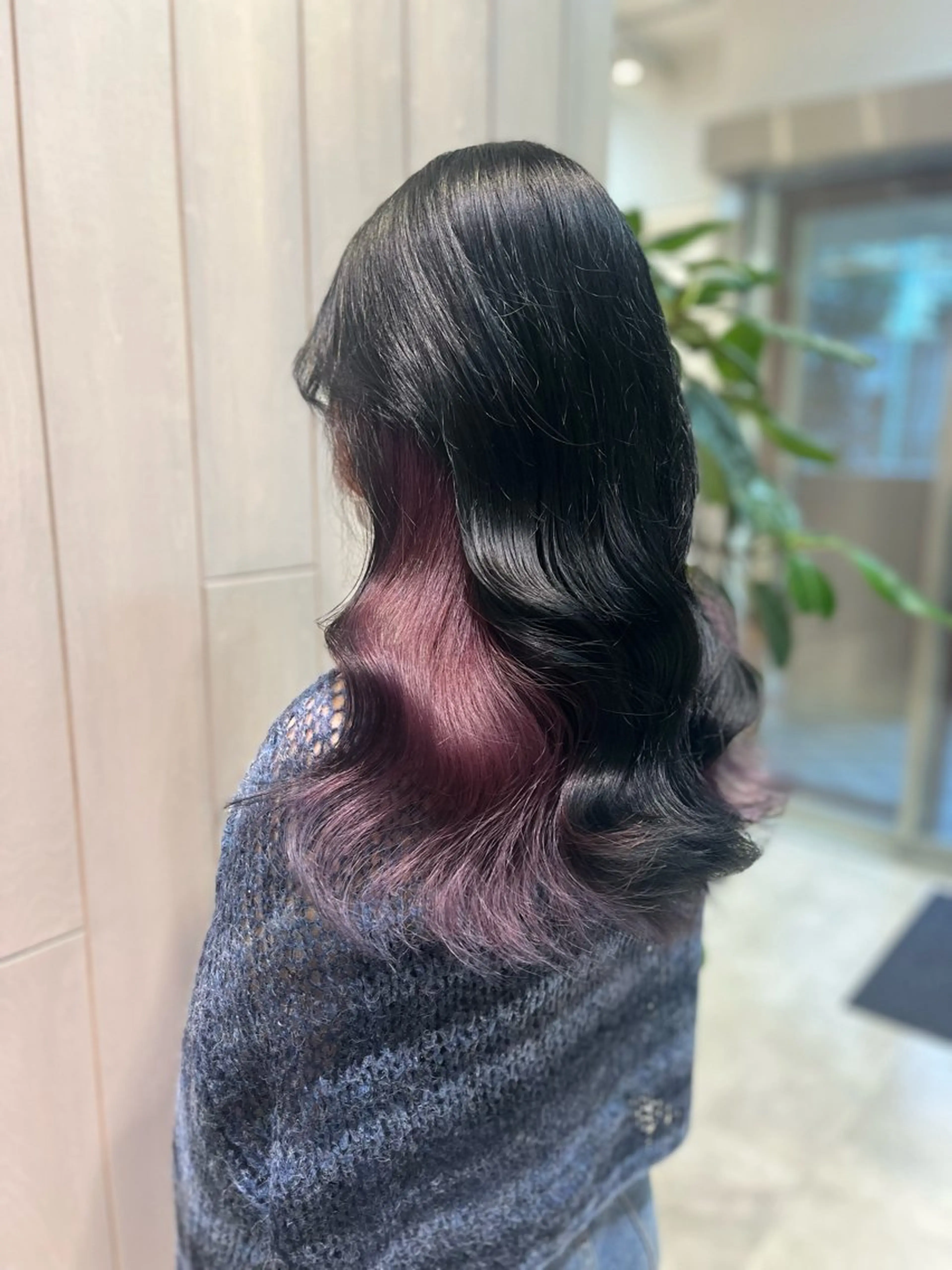 セミロング カラー ヘアアレンジ GO TODAY SHAiRE SALON  原宿verno店所属・完全💗マンツーマン marinのヘアスタイル