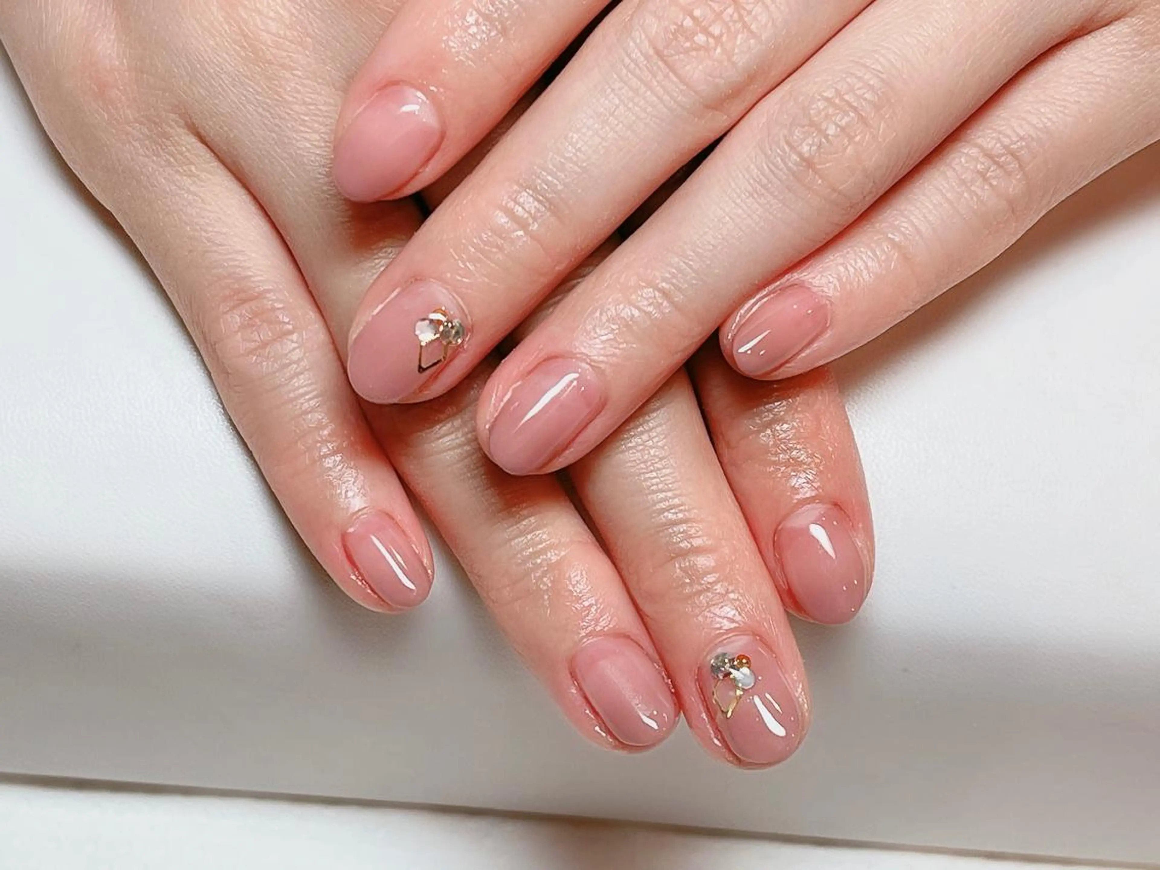 ネイル グラデーション オフィスネイル ピンク ハンドネイル Protea ❁⃘*.ﾟ清家 美穂のネイルデザイン