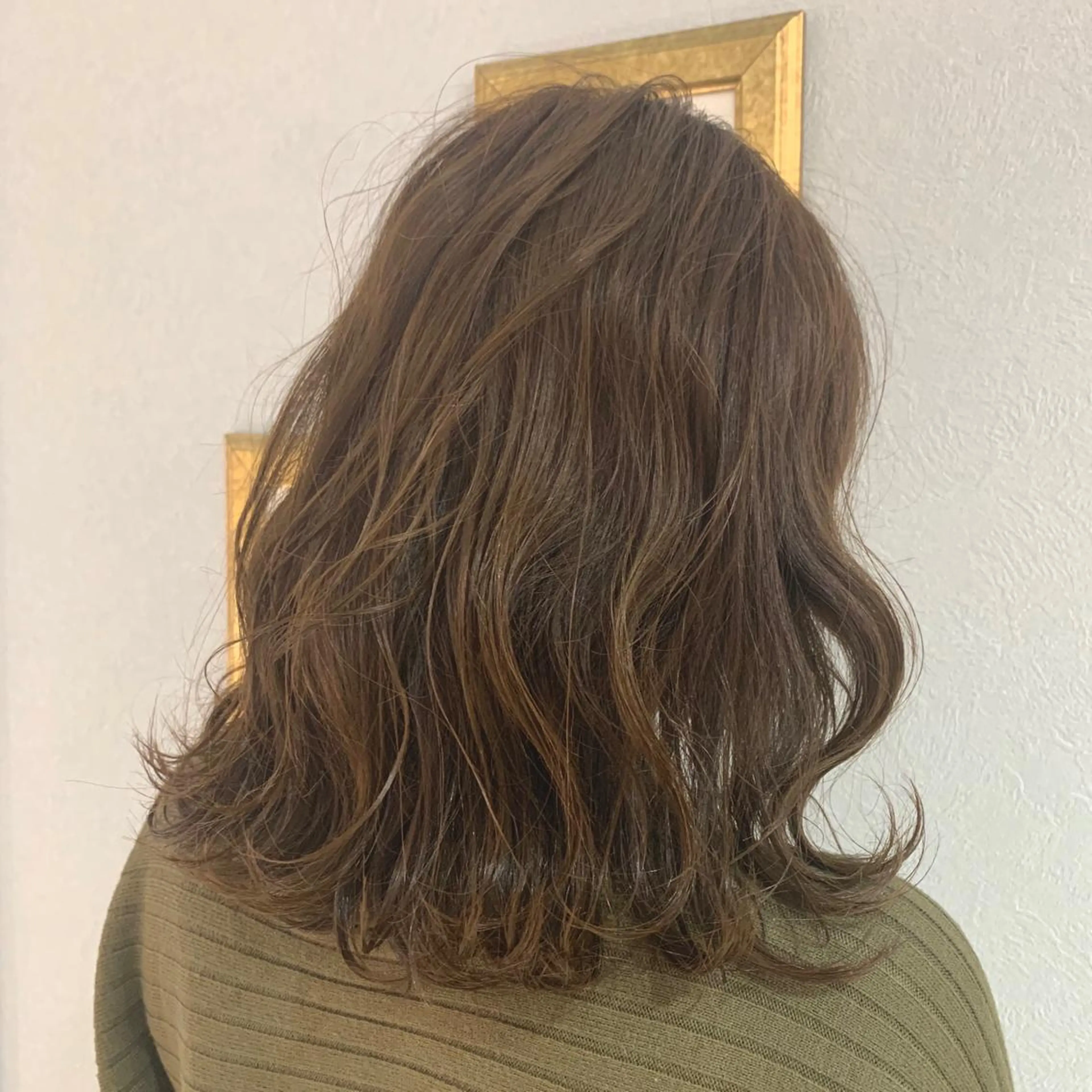 ミディアム カラー パーマ ヘアアレンジ Lond jeloud 名古屋所属・髪質改善 の達人/杉原碧仁のヘアスタイル