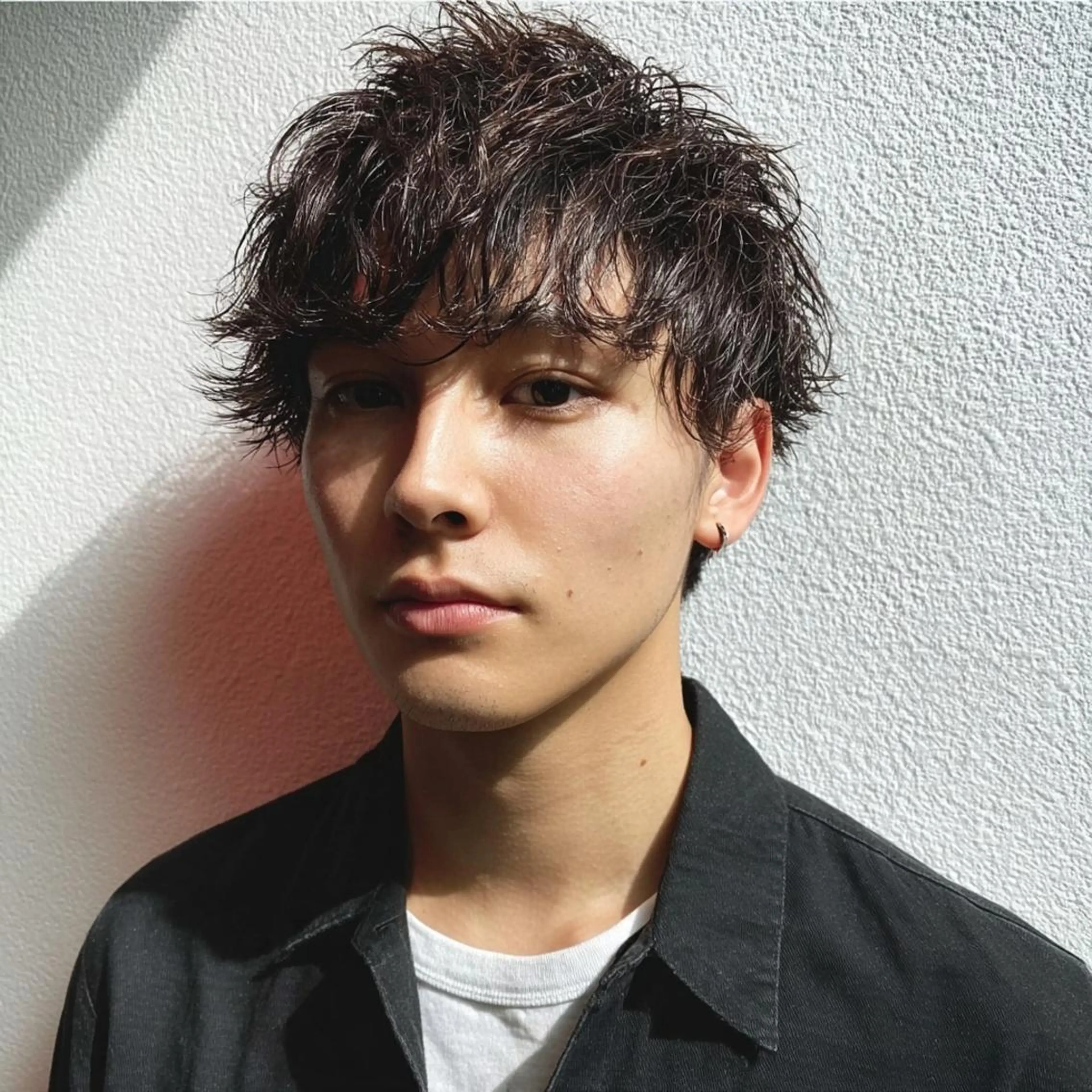 メンズ ブリーチなし透明感 カラー✨横山 佳希のヘアスタイル