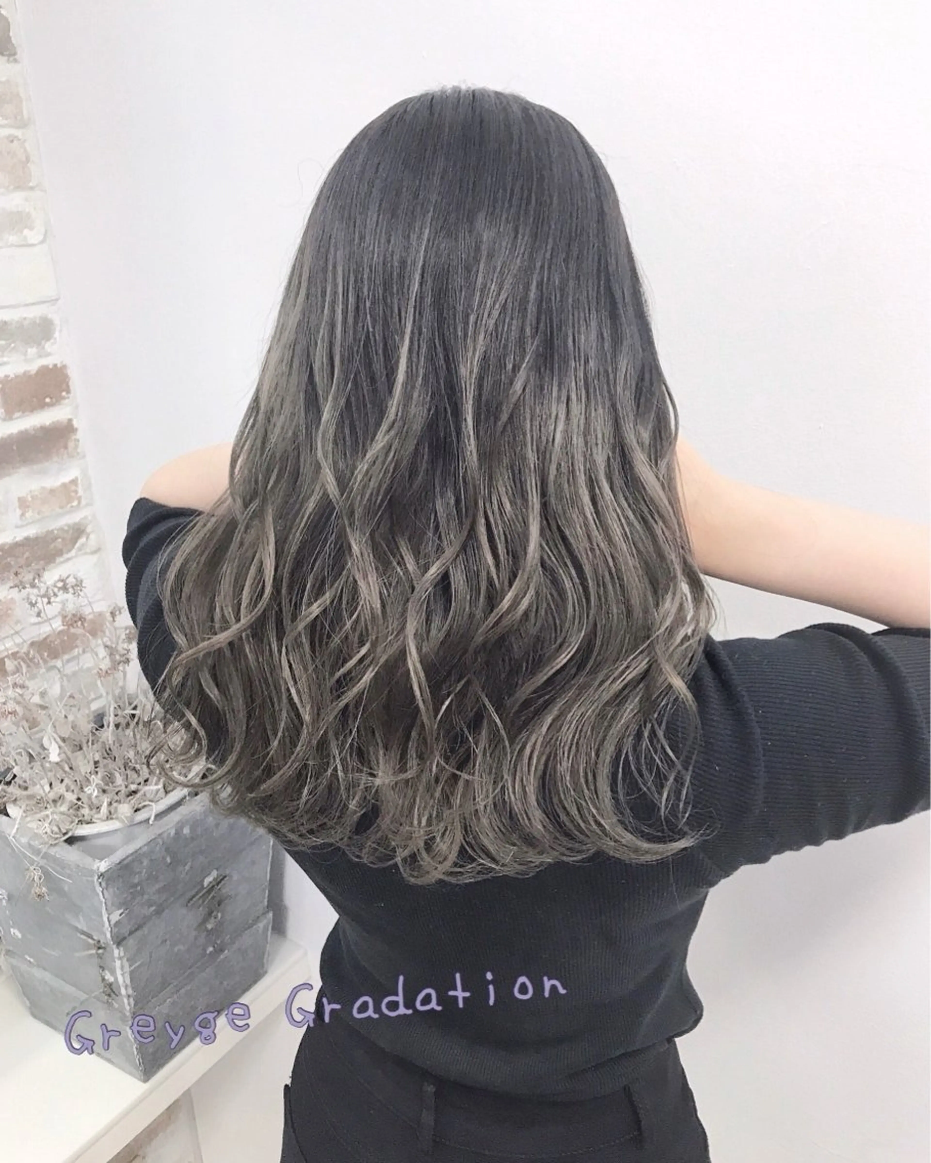 ミディアム カラー グラデーションカラー kotone 🌙☁️のヘアスタイル