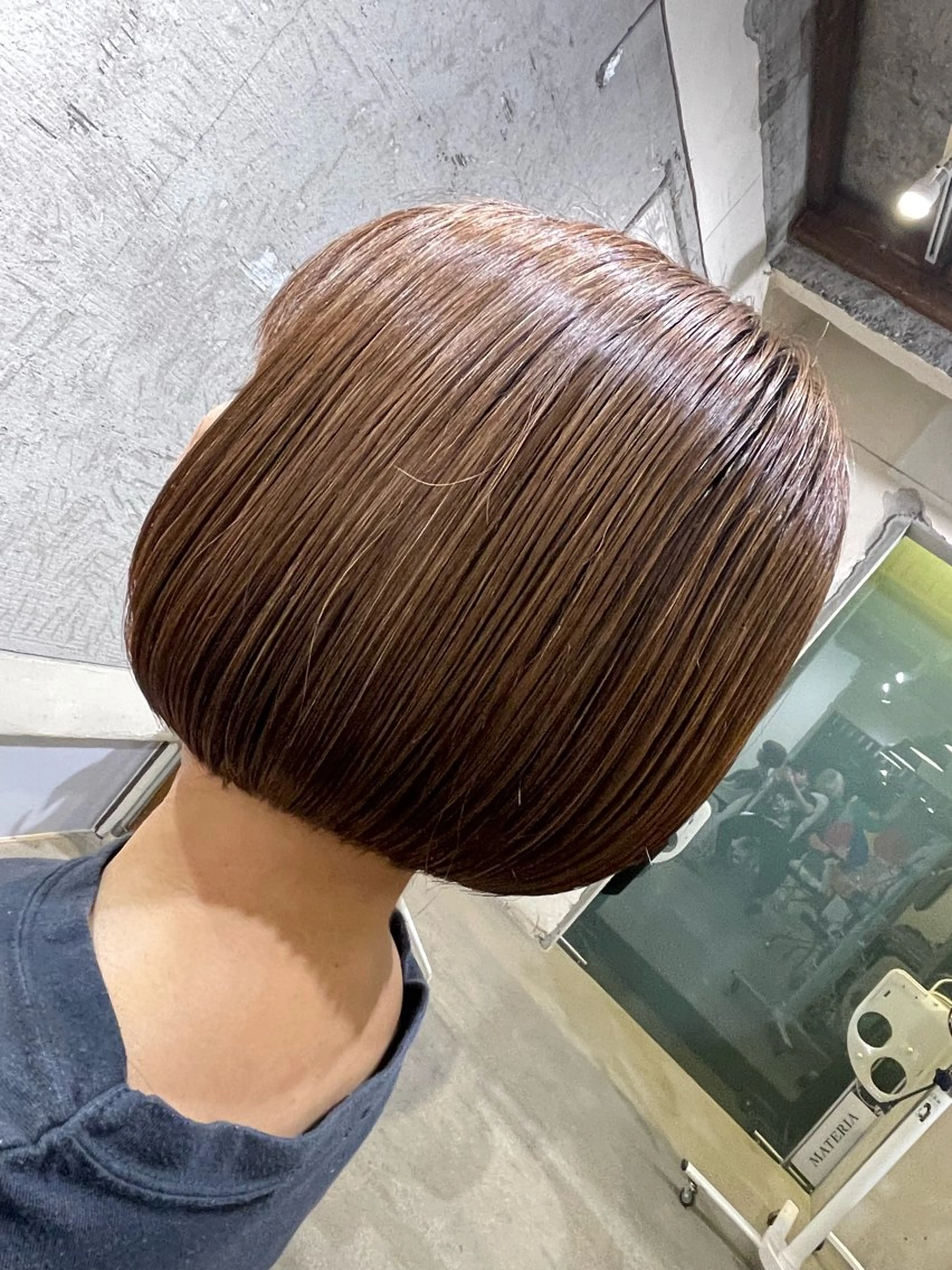 ミディアム 阪田 泰規のヘアスタイル