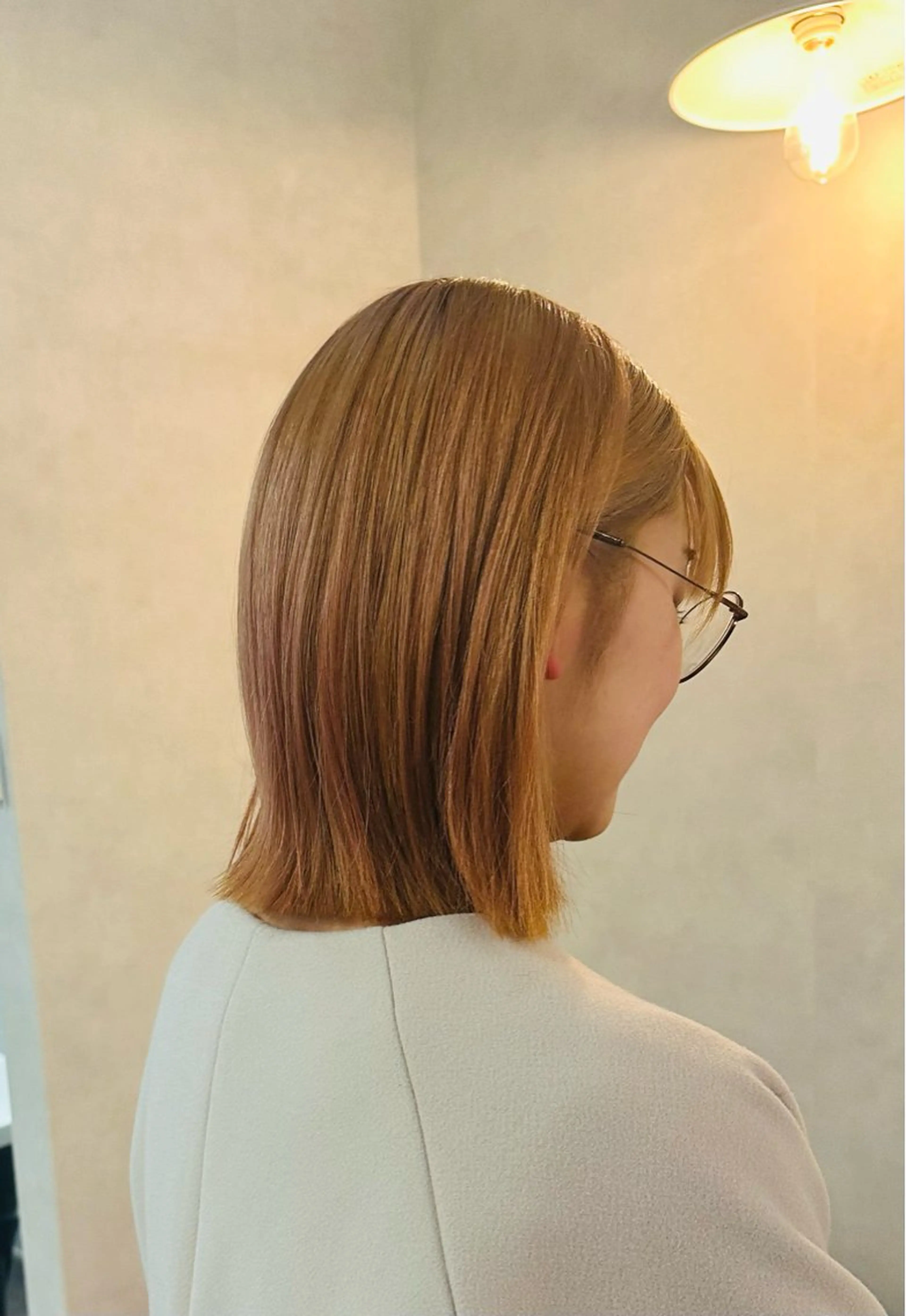 ミディアム カラー ヘアカラー トリートメント LIME HAIR DESIGN所属・髪質改善 LIME 長野駅のヘアスタイル