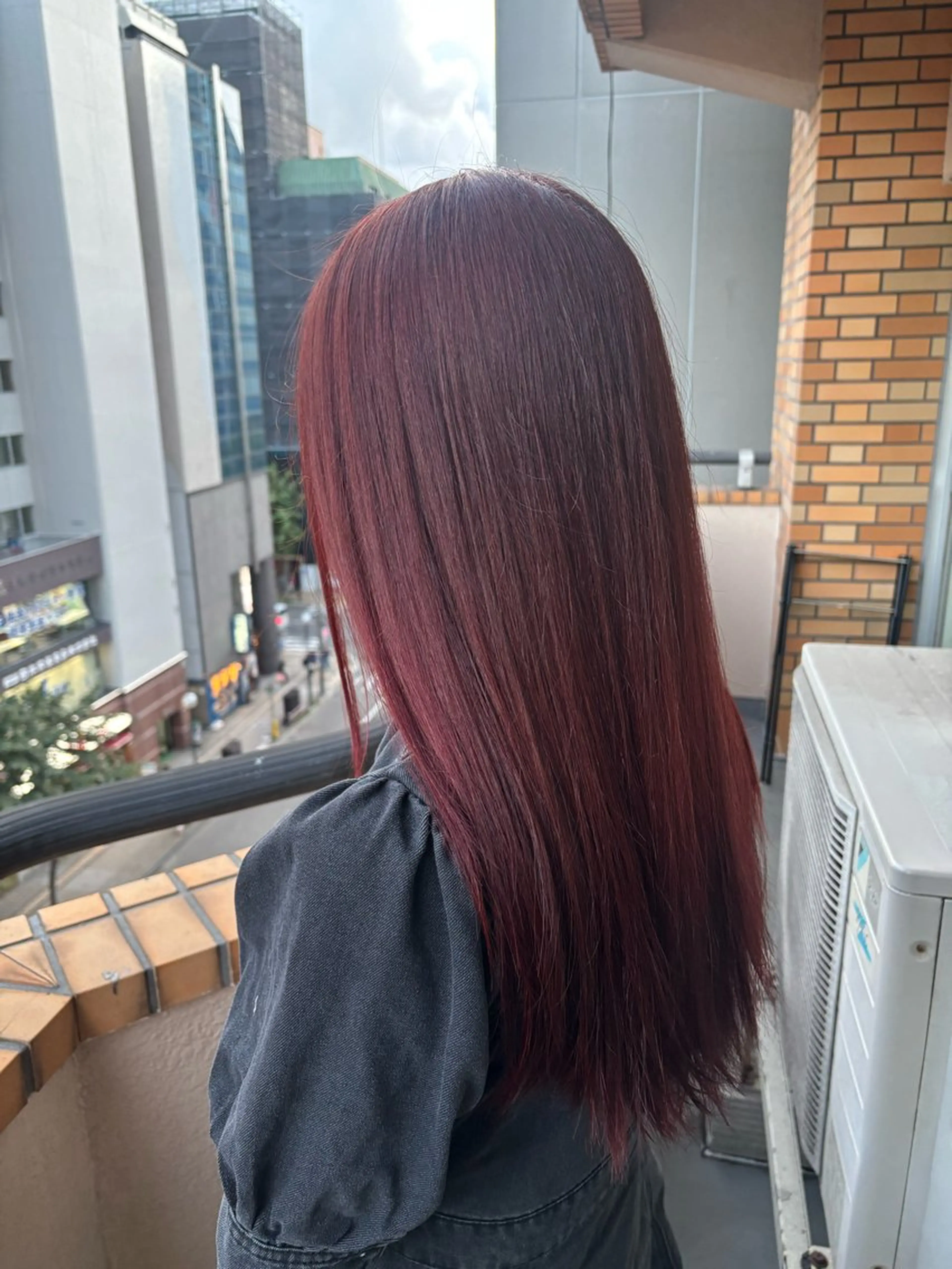 カラー sato harunaのヘアスタイル