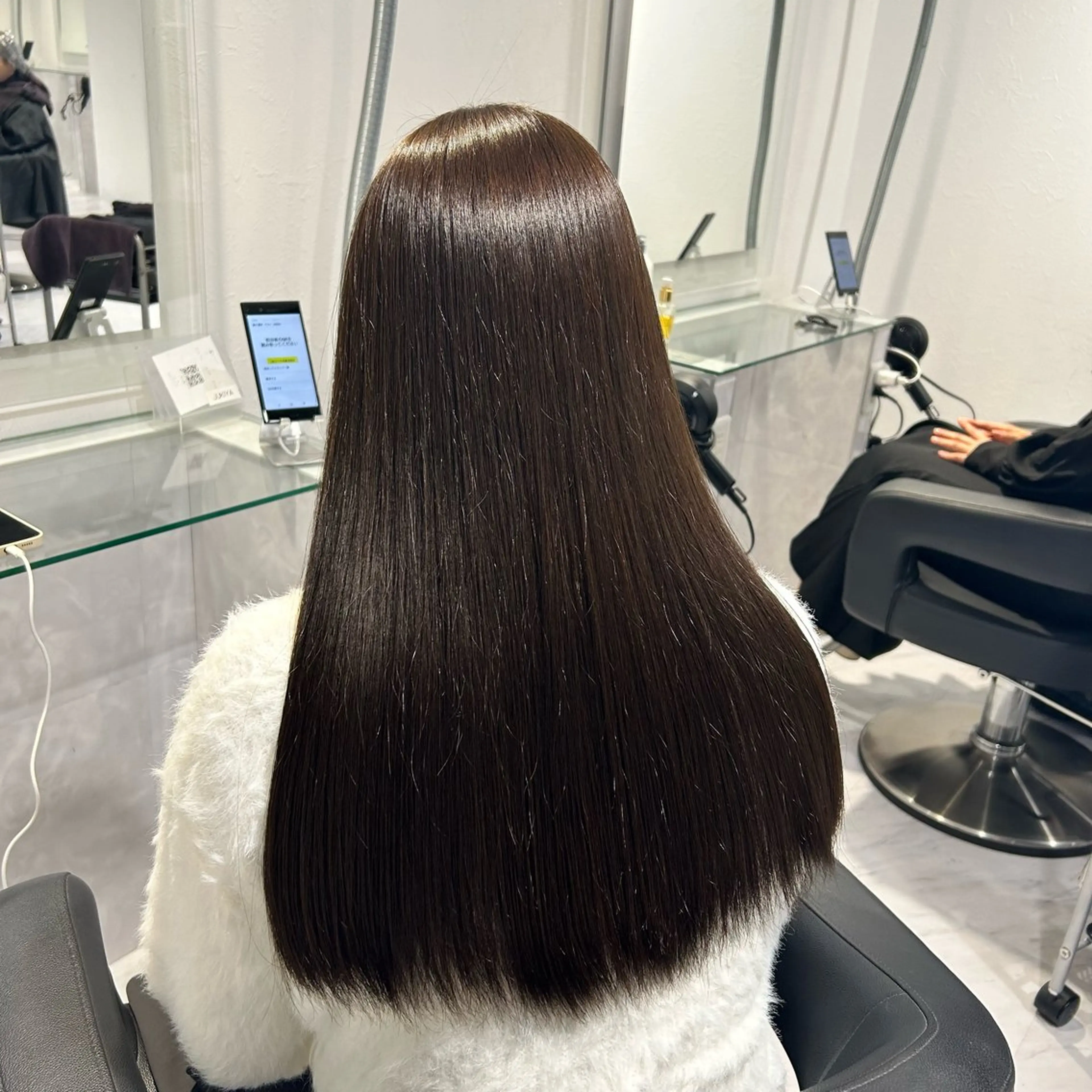 ロング カラー カット ヘアカラー トリートメント 表参道/透明感カラー /暗髪/ジュキヤのヘアスタイル