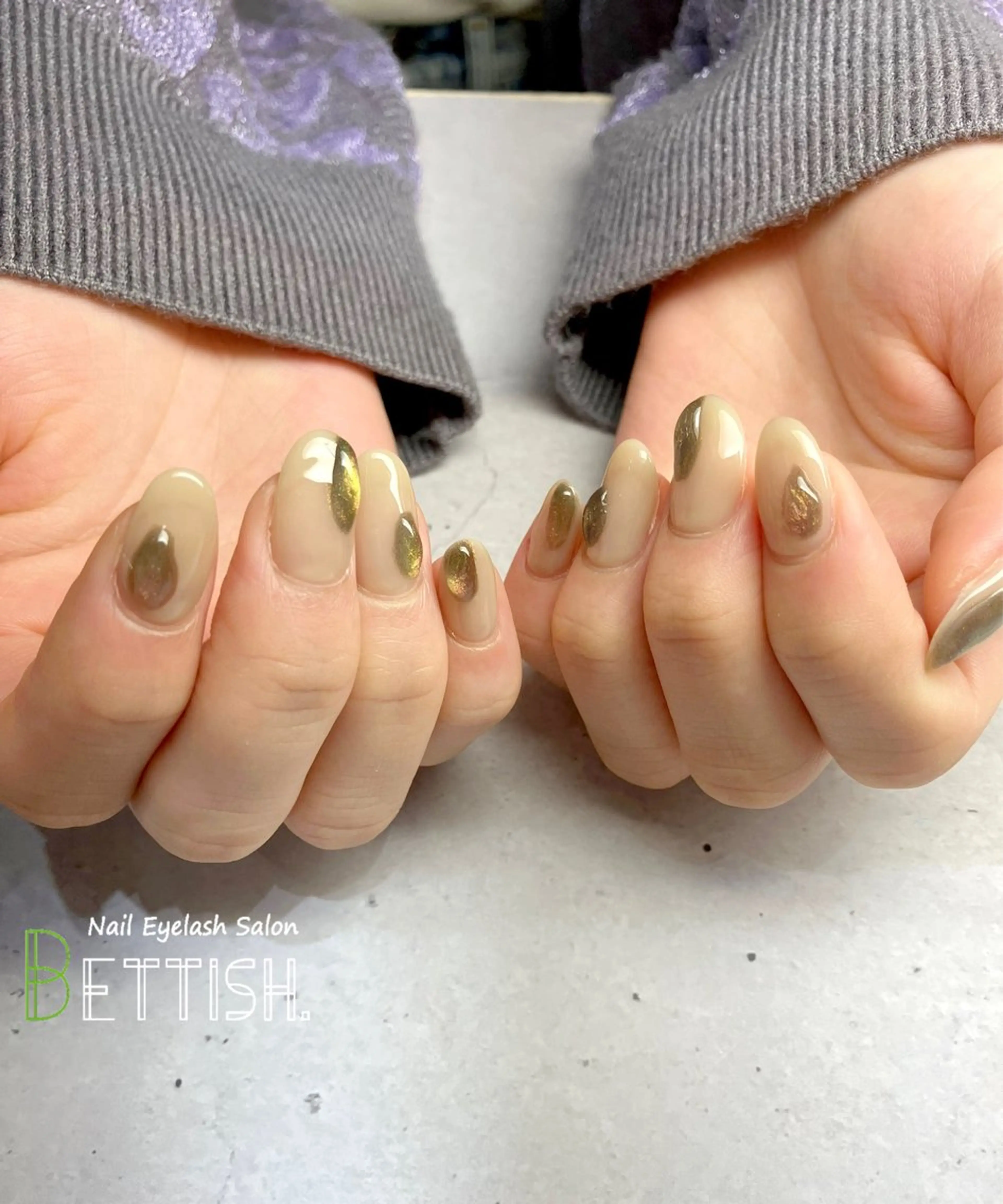 ネイル マグネットネイル ぷっくりネイル ハンドネイル BETTISH. KUMIKO☺︎︎のネイルデザイン