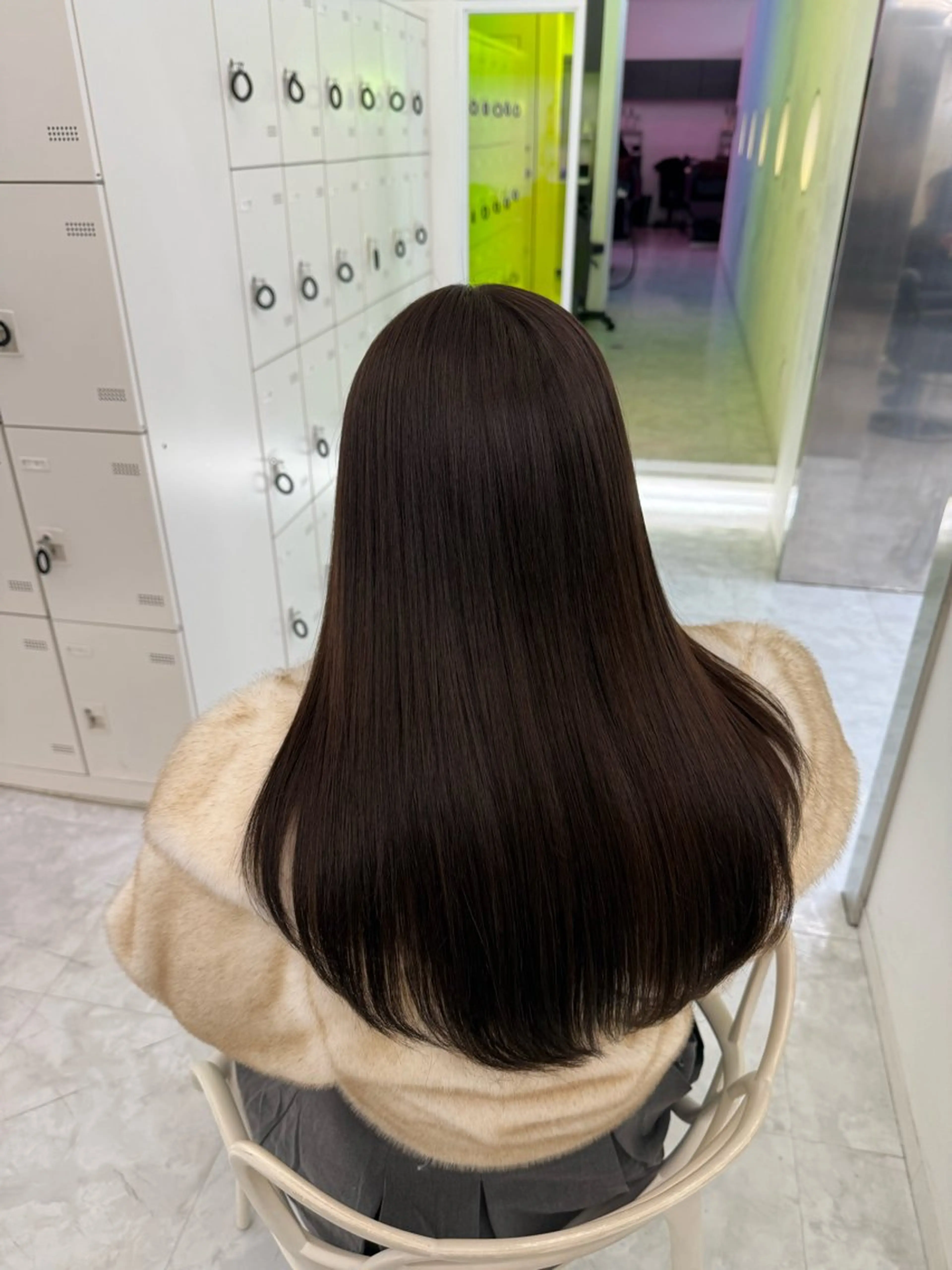 ロング カラー 中韓レイヤー/ ブラウン🤎はやとのヘアスタイル