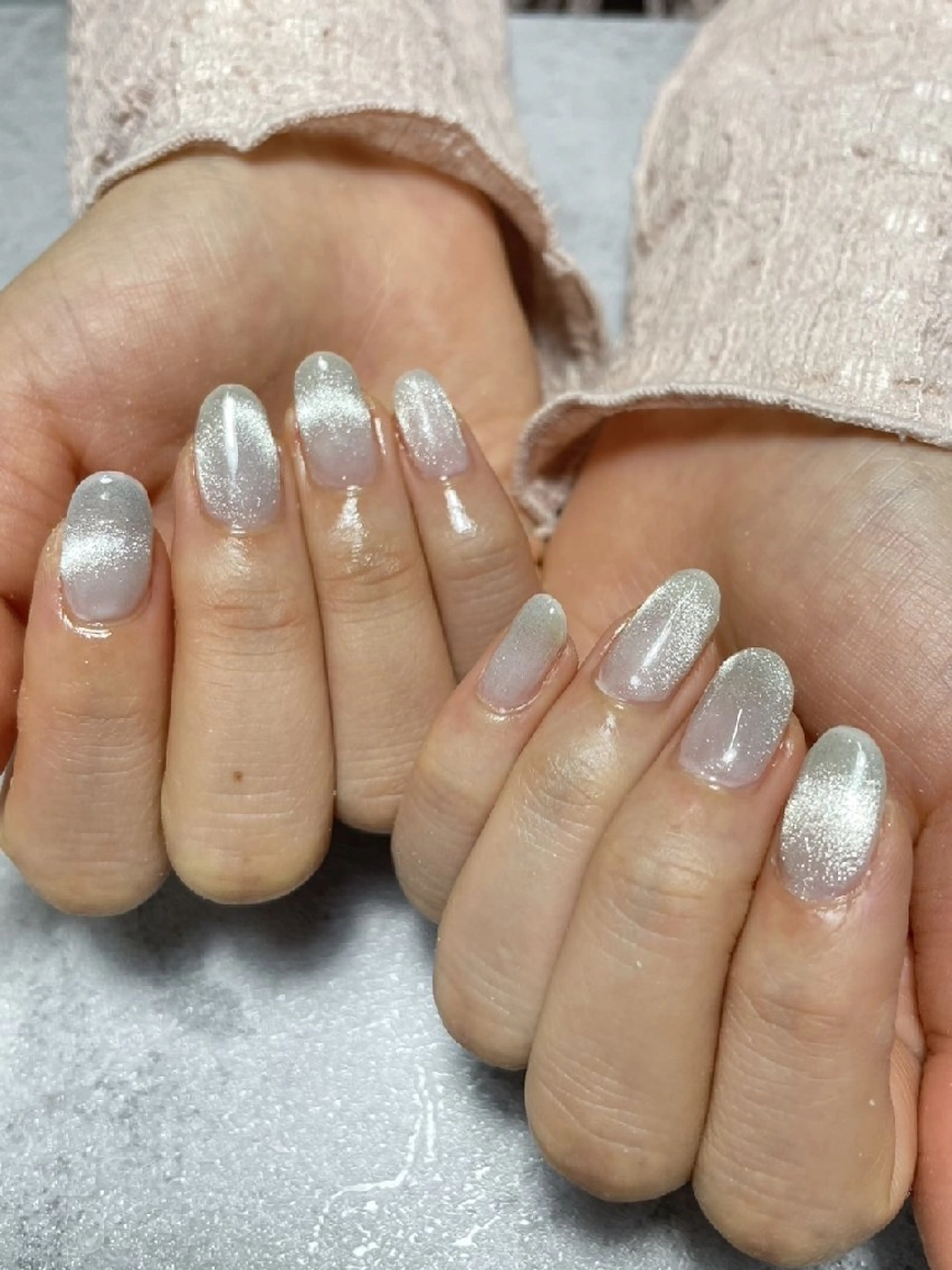 ネイル マグネットネイル ミラーネイル K+1所属・k+1💅🏻 miyukiのネイルデザイン