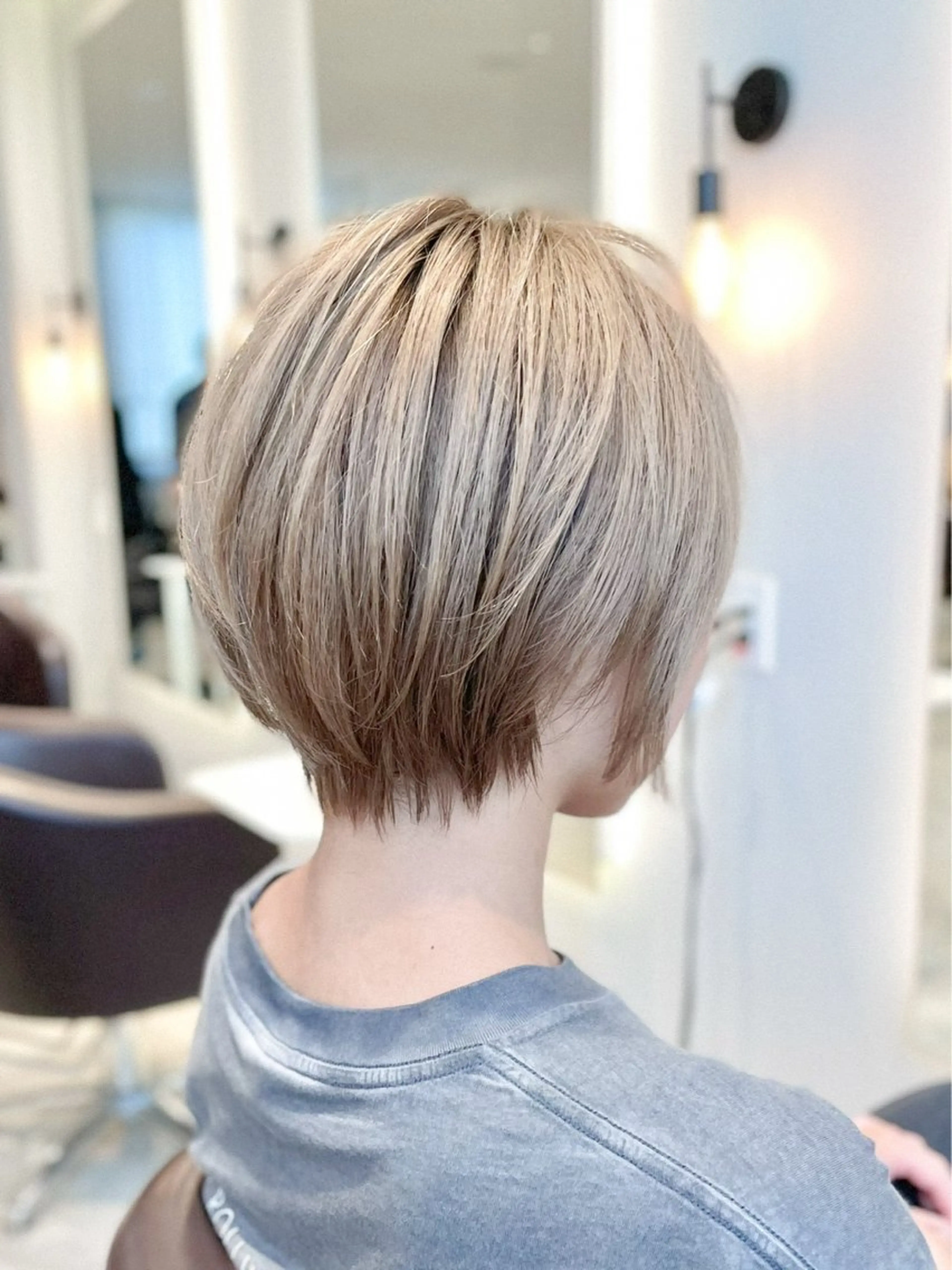 ショート 落合 美穂のヘアスタイル