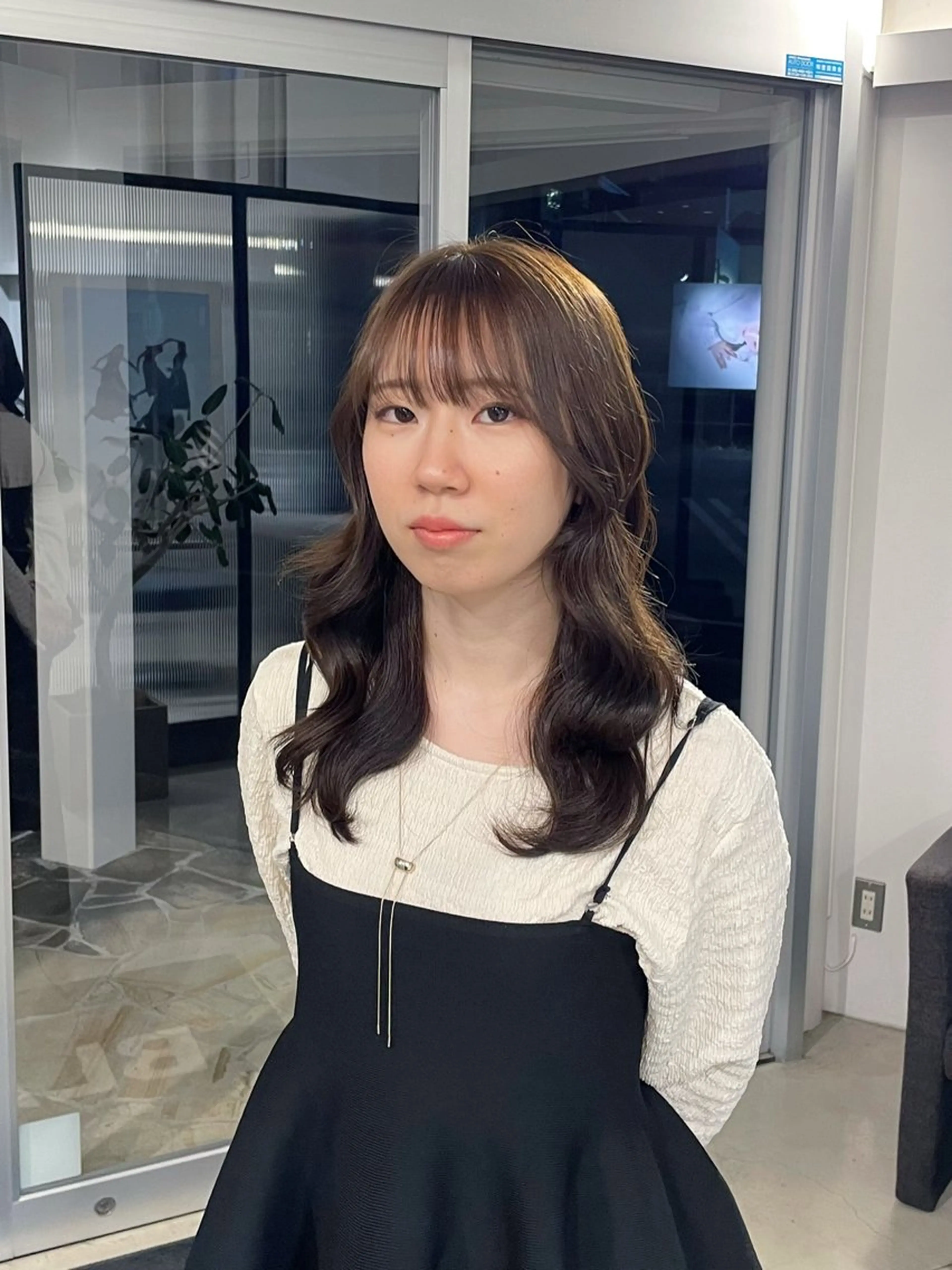 ロング カラー 韓国ヘア/透明感カラ ー/メンズレディースのヘアスタイル