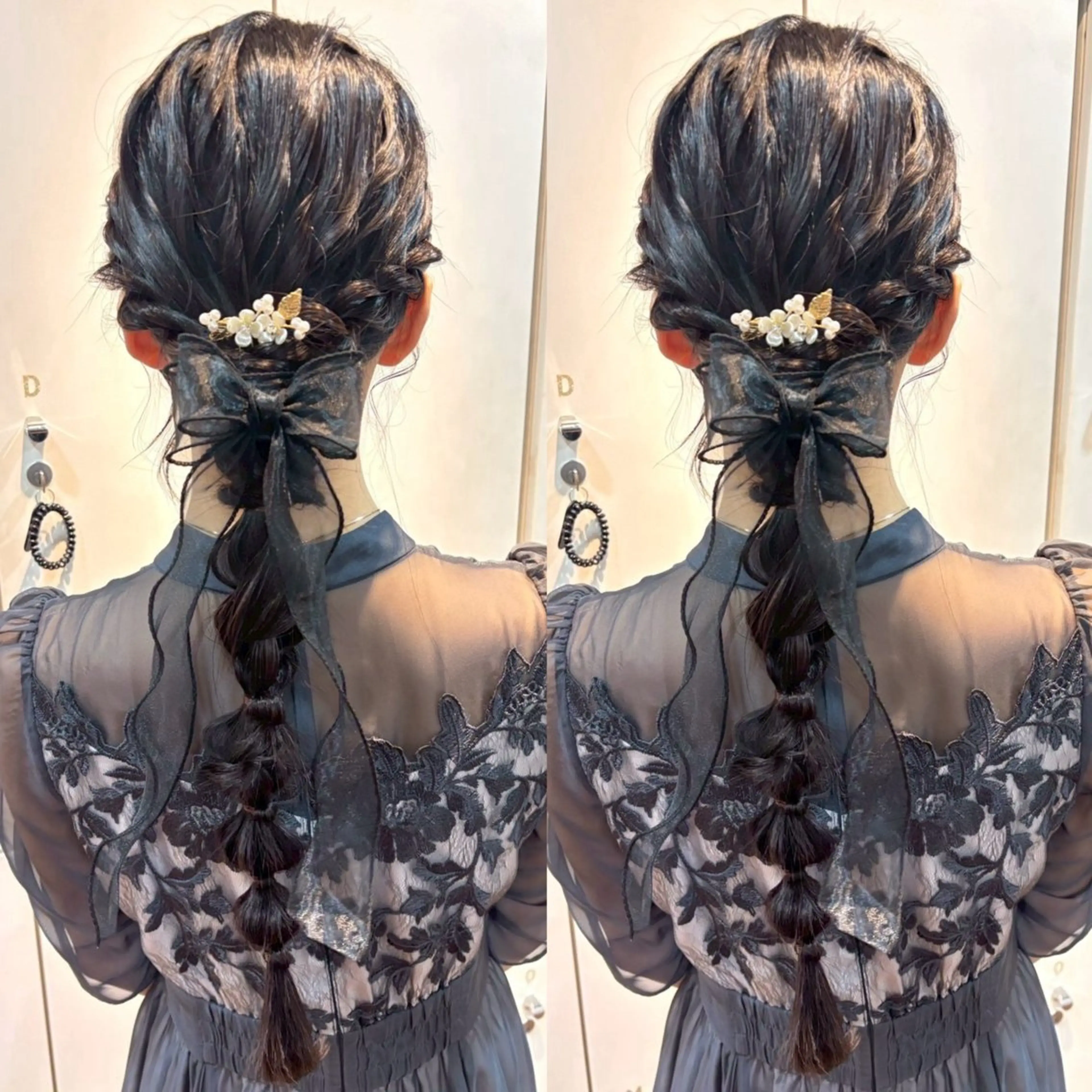 ロング ヘアアレンジ ロング ヘアセット ヘアメ🎀エクステ 🪽横浜/しほ🧸のヘアスタイル