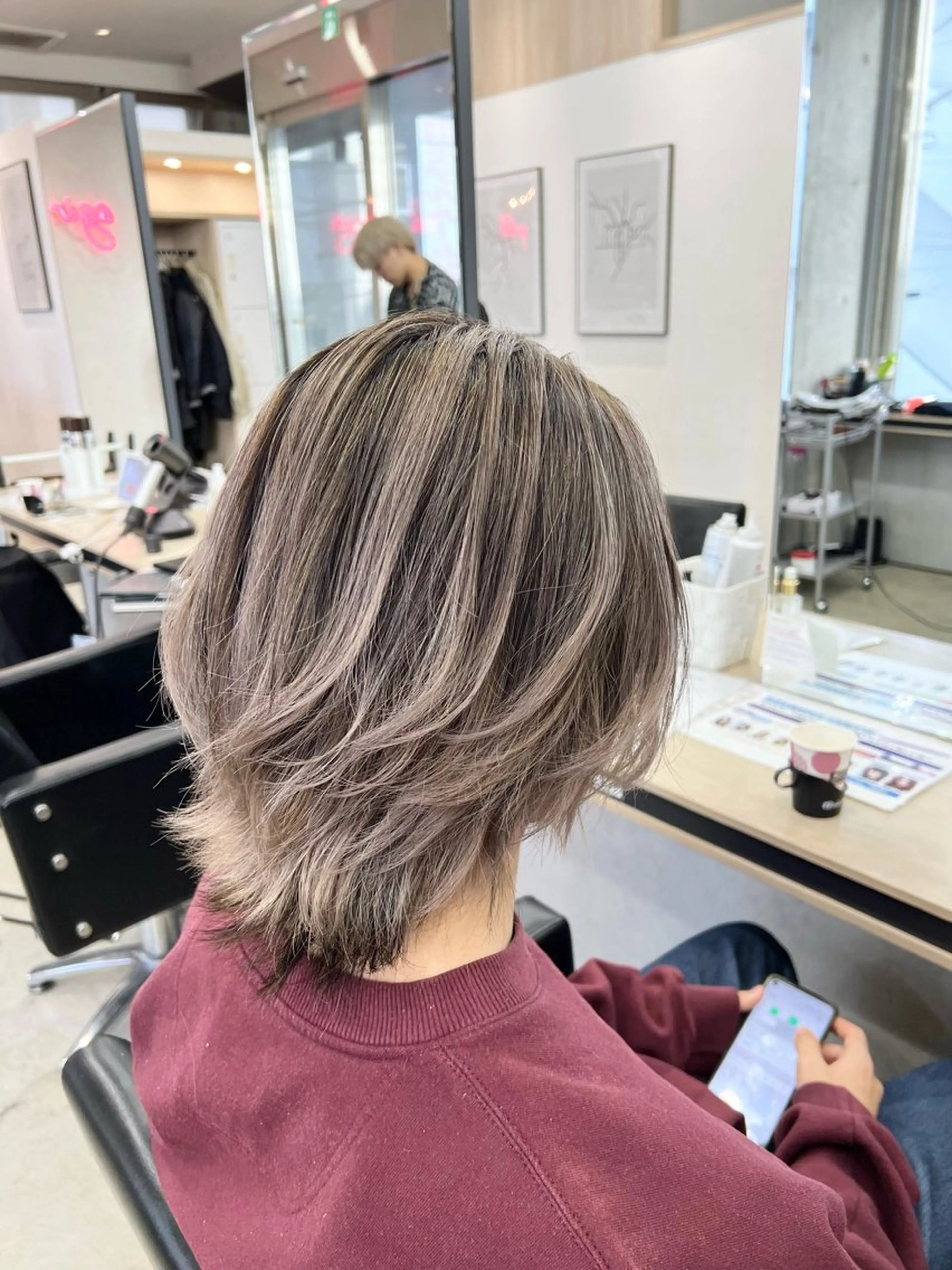 メンズ限定🌈カット+シャドールーツ(ブリーチ2回)+カラー＋トリートメント🌈※ケアブリーチ+1100の写真