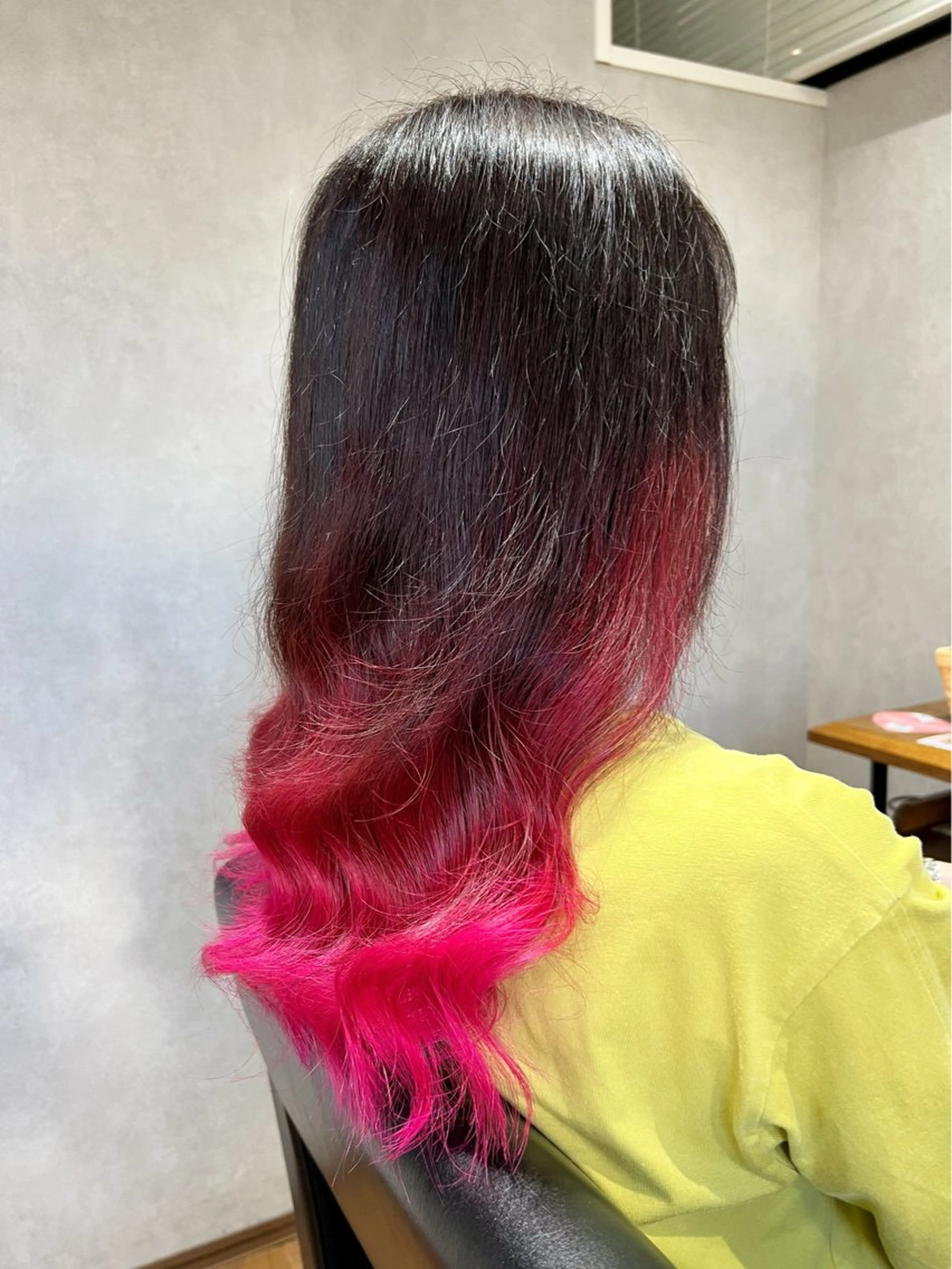 ロング カラー グラデーションカラー レッドカラー カット ヘアカラー ✨ハイトーン カラー福岡拓也✨のヘアスタイル